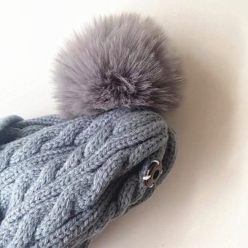 Coonoor Filzhut Kinder Mütze Schal Handschuhe Set (3-St) Niedliches Design Geeignet fur 1-4 Jahre alte Kinder Unisex