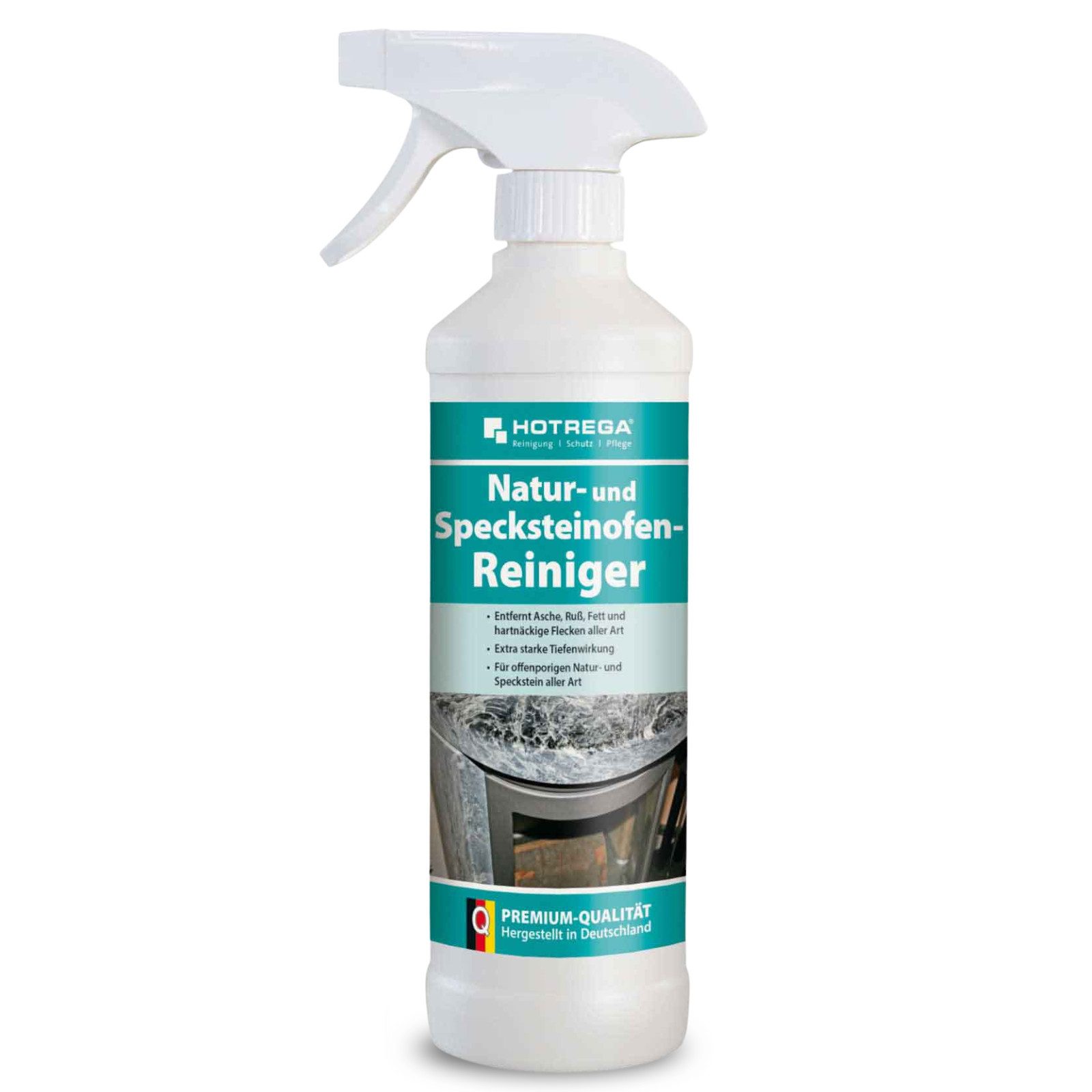 HOTREGA® Natur & Specksteinofen Reiniger Ofenreiniger Specksteinreiniger 500ml Universalreiniger