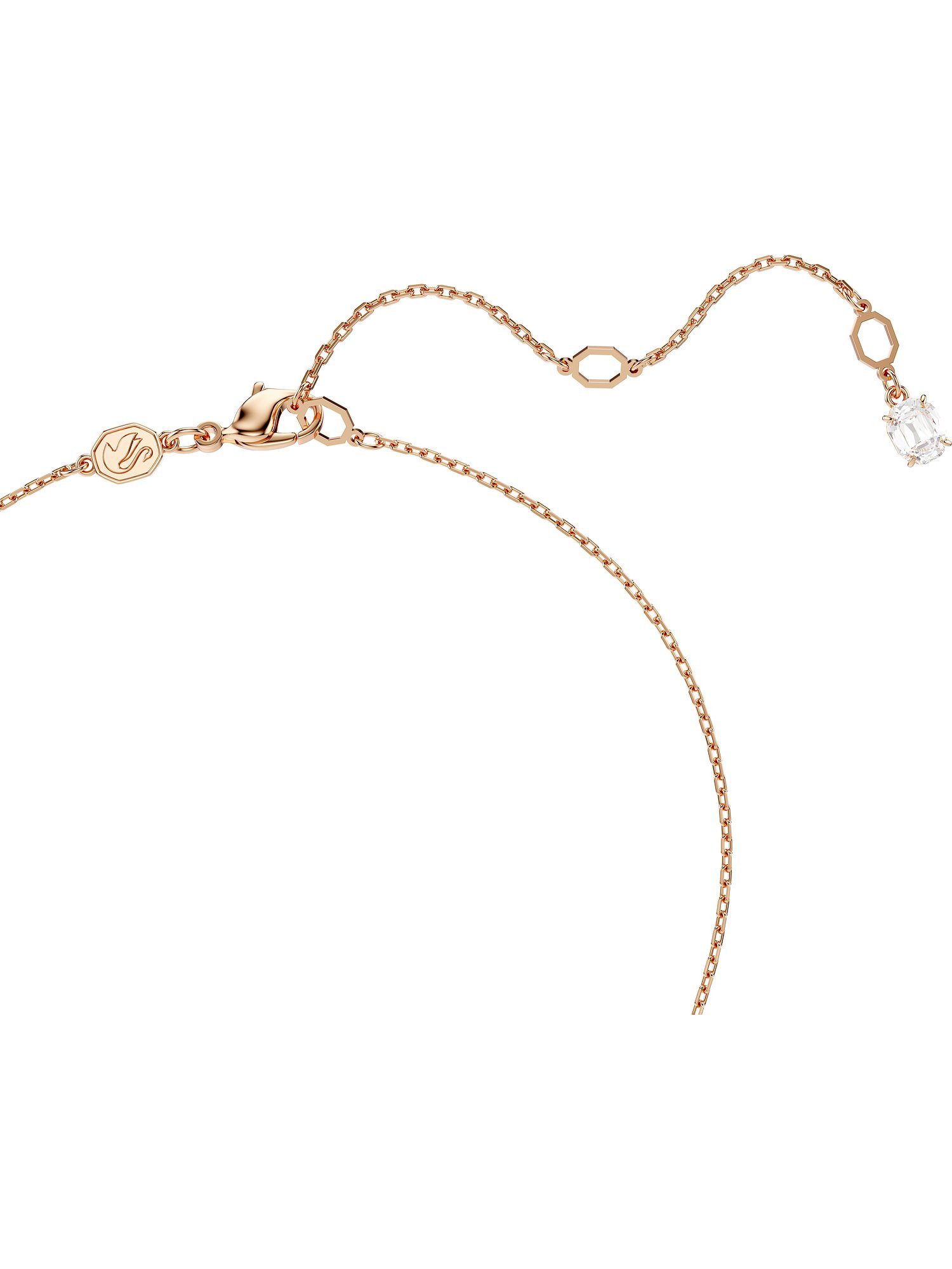 Swarovski Collier Swarovski Damen-Kette Metall Swarovski-Kristall