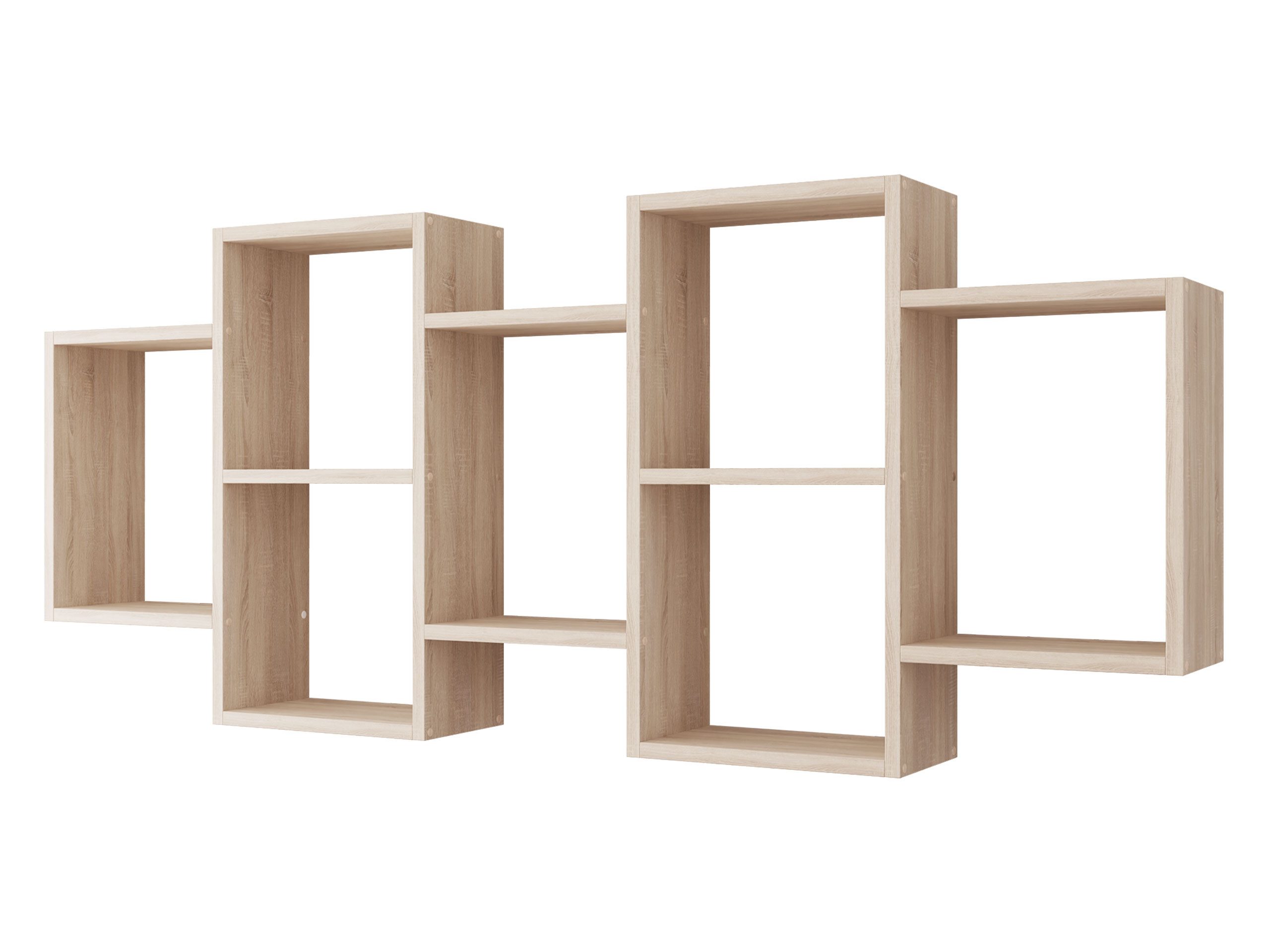 MIRJAN24 Wandregal Trio 001, 161x18x65 cm, Universell