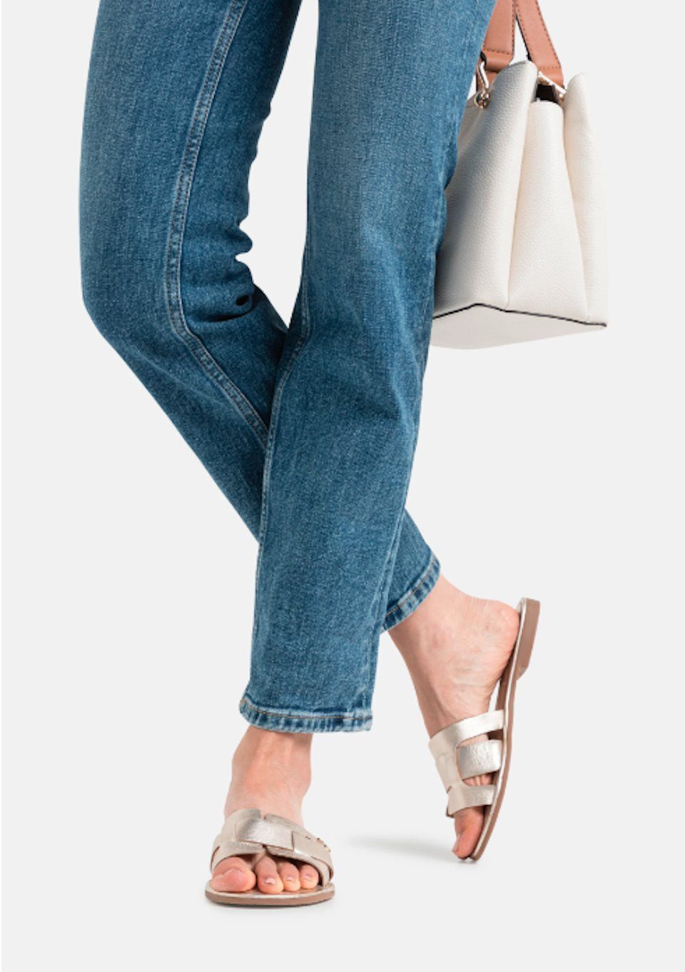 Mexx Damen Sandal JACEY - Gold Sandale