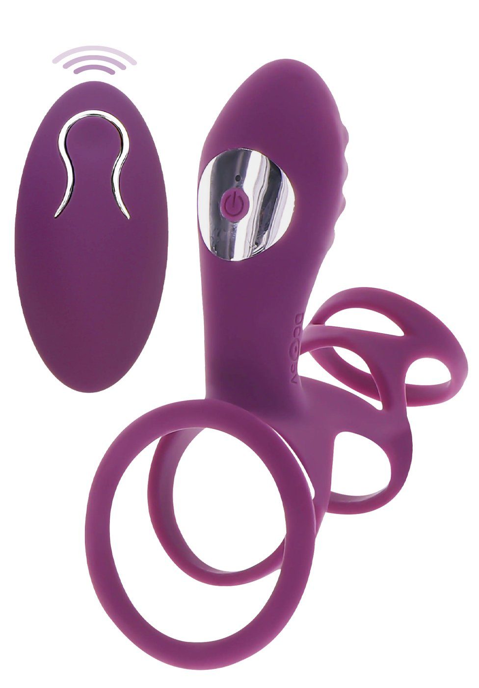 TOYJOY Paar-Vibrator C-Ring Penis-Sleeve mit Klitorisstimulator