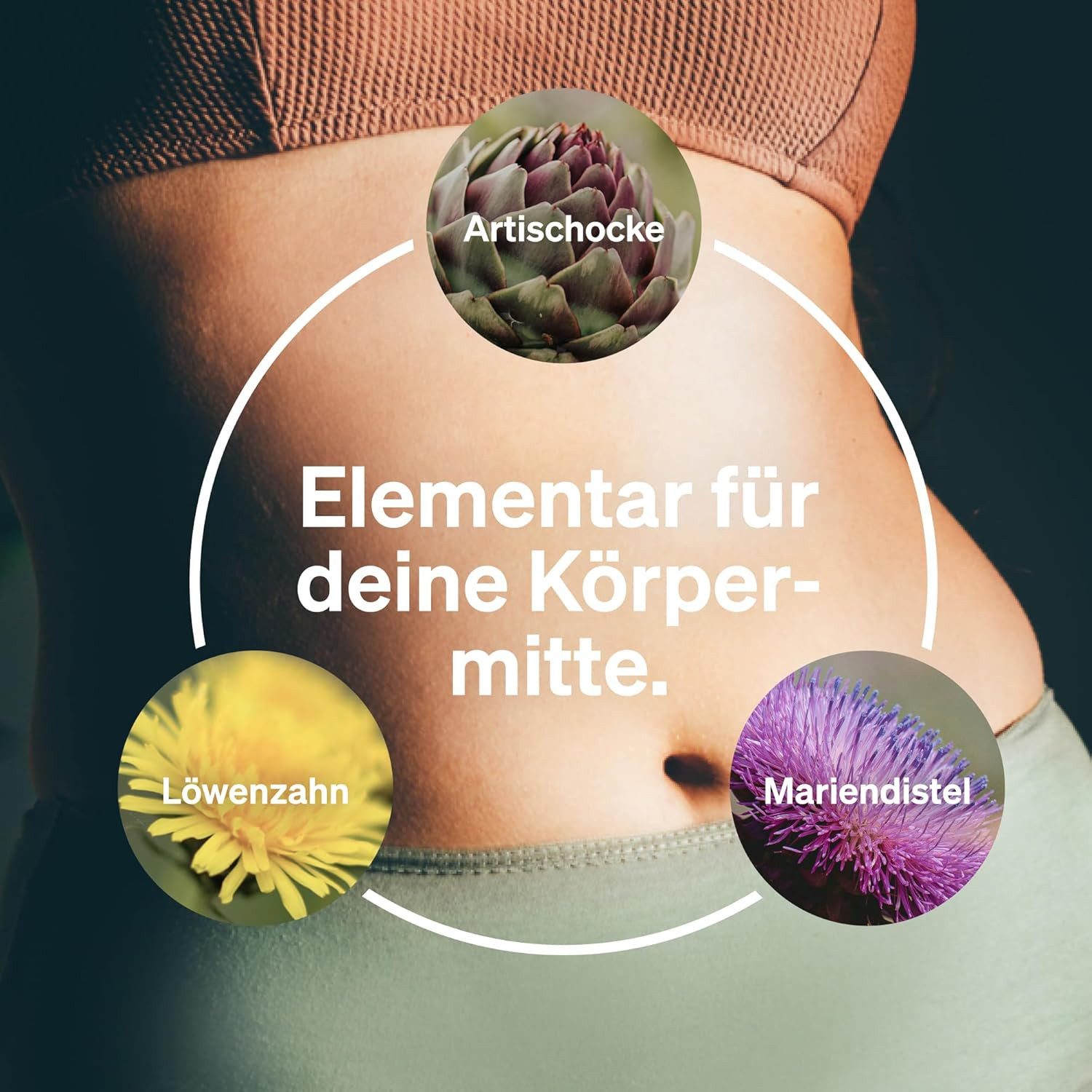 natural elements Mariendistel Artischocke Löwenzahn Komplex Kapseln, 1 er Hochdosierte Unterstützung für deine Leber à 120 St., 71 g, Hochdosiert mit 80% Silymarin