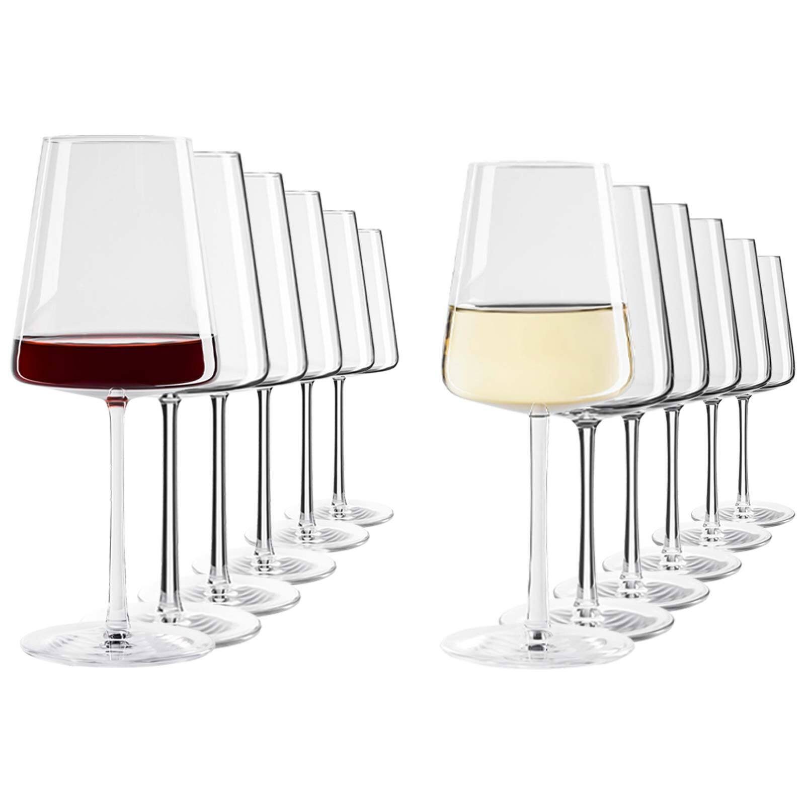 Stölzle Lausitz Power Weißweingläser – 6er Set Mit 404 Ml Und Eichmarke 0,2l | Perfekt Für Restaurant & Zuhause