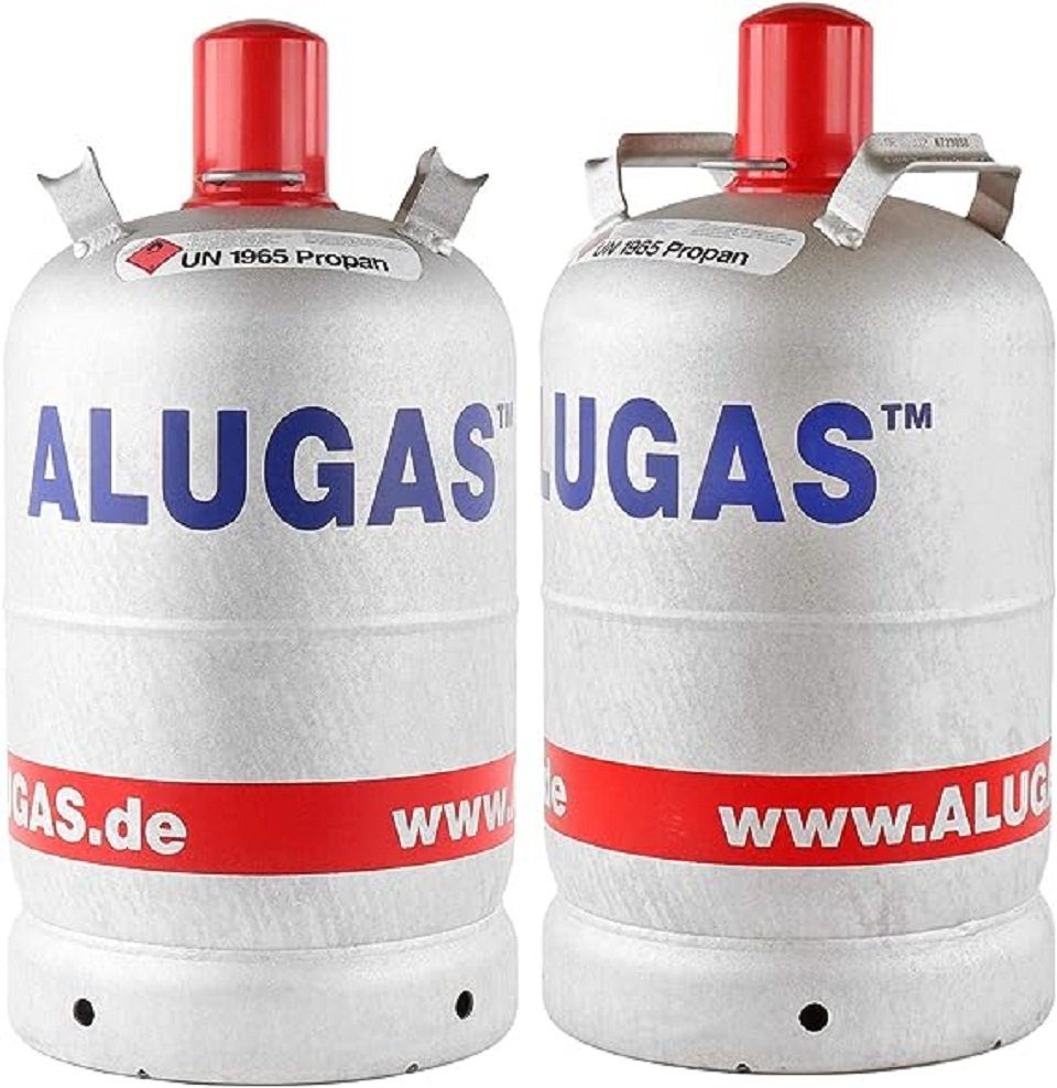 BlueCraft Camping-Gas, 2x Alu Propangasflasche 11kg neu ungefüllt