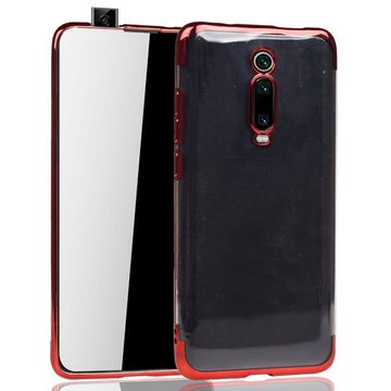 König Design Handyhülle Xiaomi Mi 9T, Xiaomi Mi 9T Handyhülle Bumper Backcover Rot