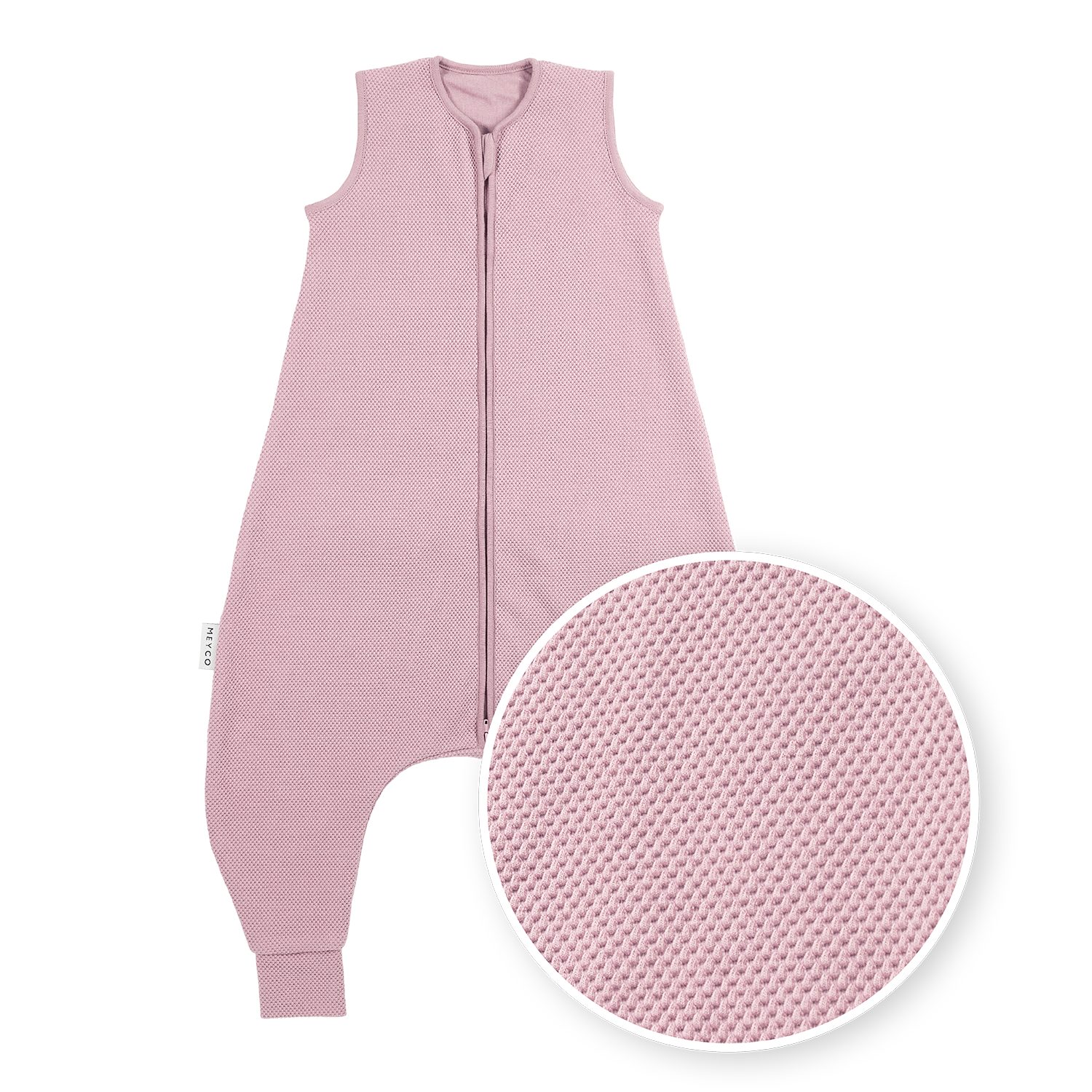 Meyco Baby Babyschlafsack Purple Pink (Baumwolle, Polyester, Spandex, 1 tlg), 80cm