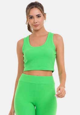 Cipo & Baxx Sportanzug, bestehend aus Crop-Top und Leggins