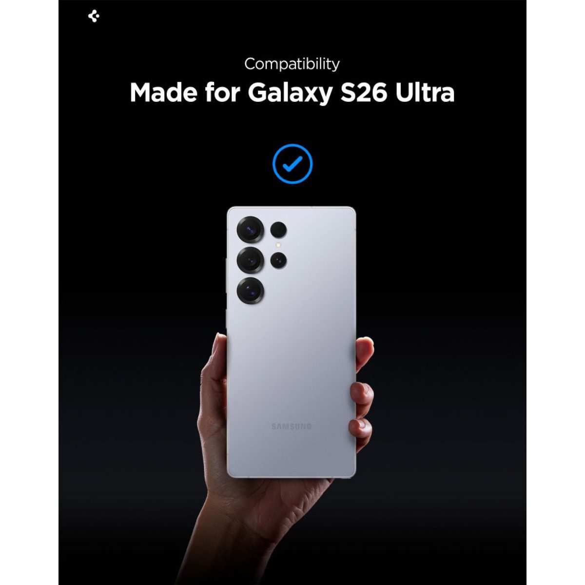Spigen Displayschutzfolie 2x Panzerglas für Samsung Galaxy s26 Ultra Schutzglas Panzerfolie, 2 Stück, 9H Panzerglas, Blasenfreie Montage, Anti‑Fingerprint, Case‑Friendly