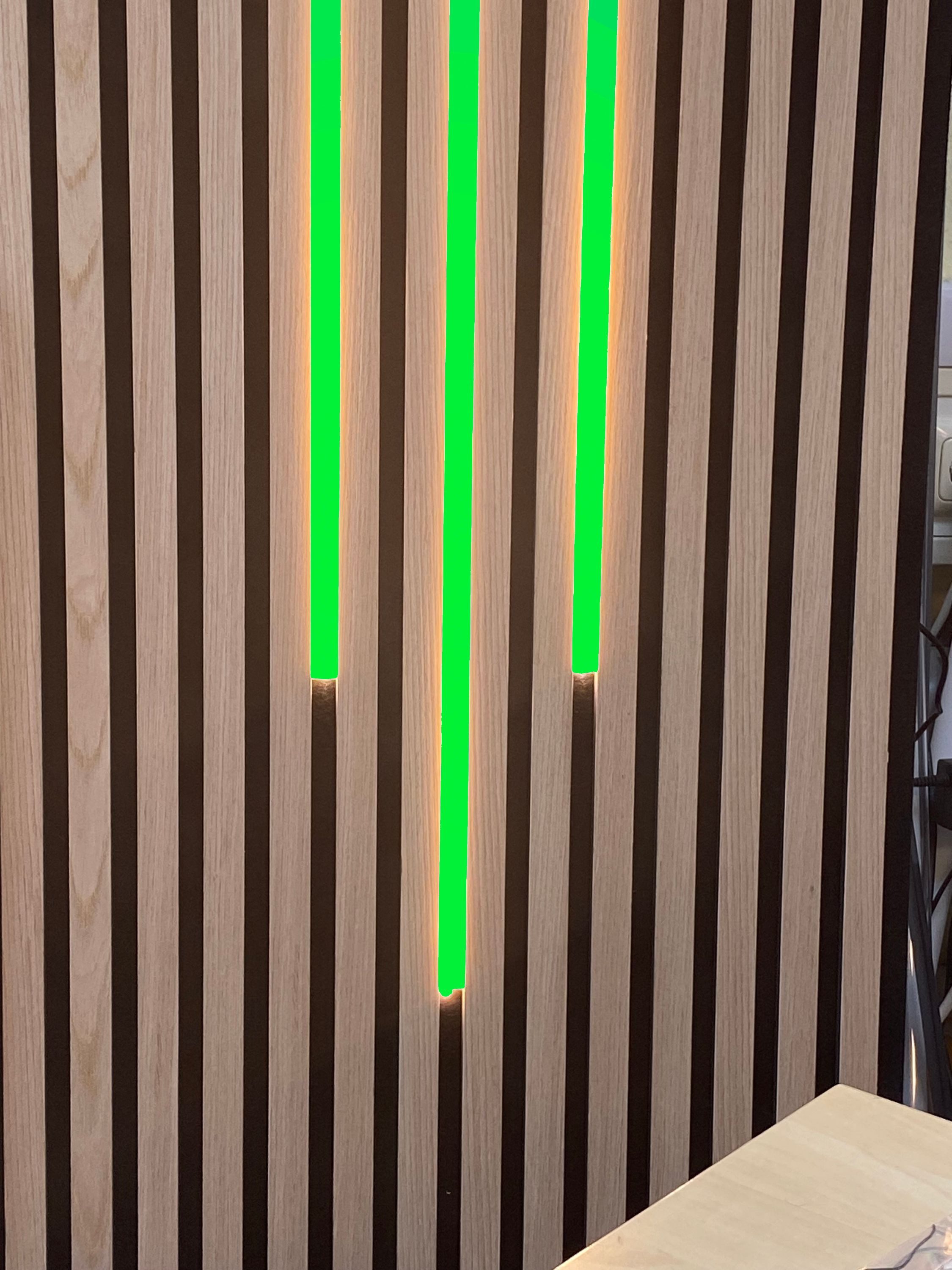 XENON LED Dekolicht 4771 SMART Leuchte ALU Schiene Slime 3x1,5m matt GRÜN + Netzteil, Xenon / GRÜN