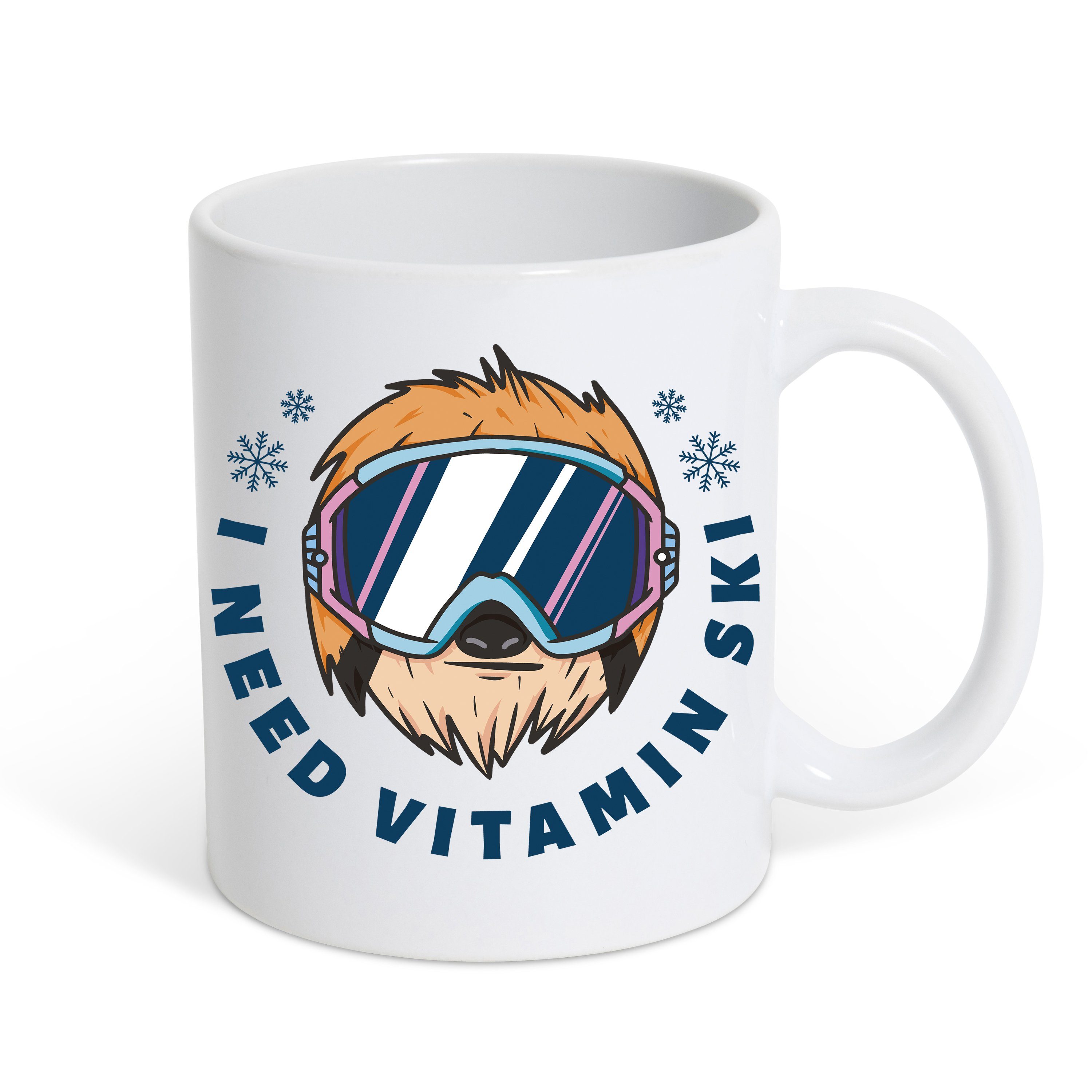 Tasse Vitamin Ski Kaffeetasse Geschenk