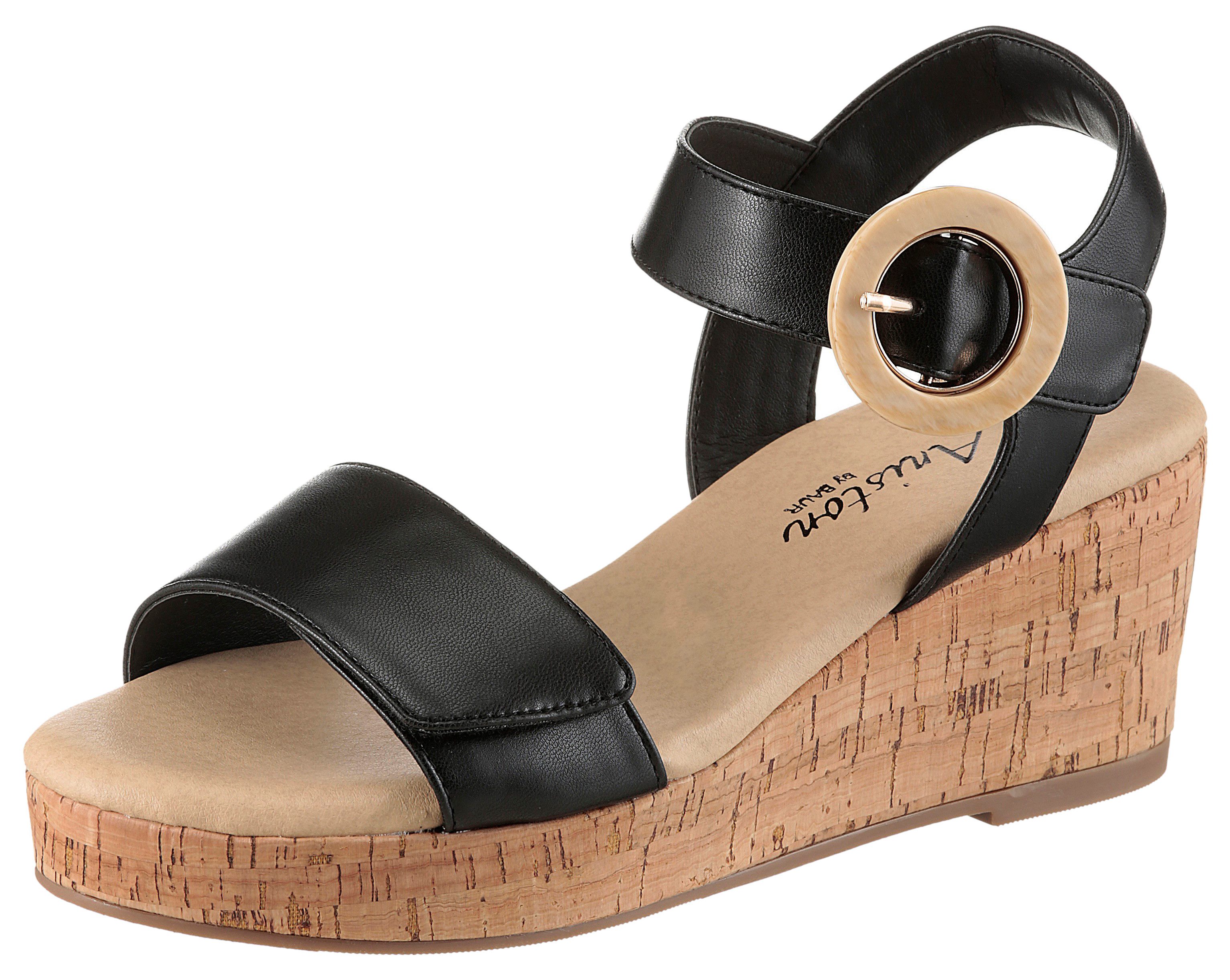 Aniston SHOES Plateausandale Sommerschuh, Sandalette - NEUE KOLLEKTION