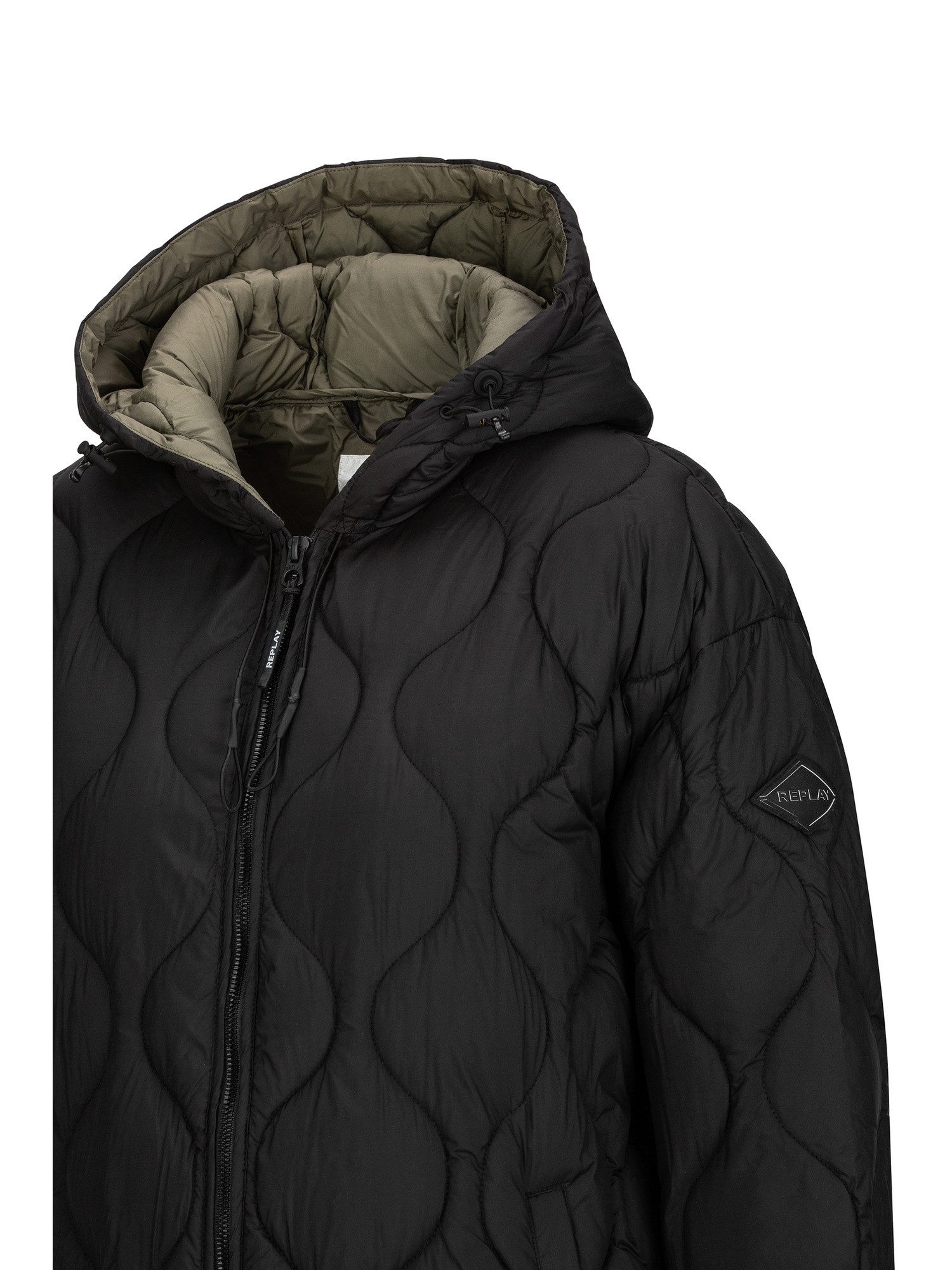 Replay Parka Fine Dull Poly