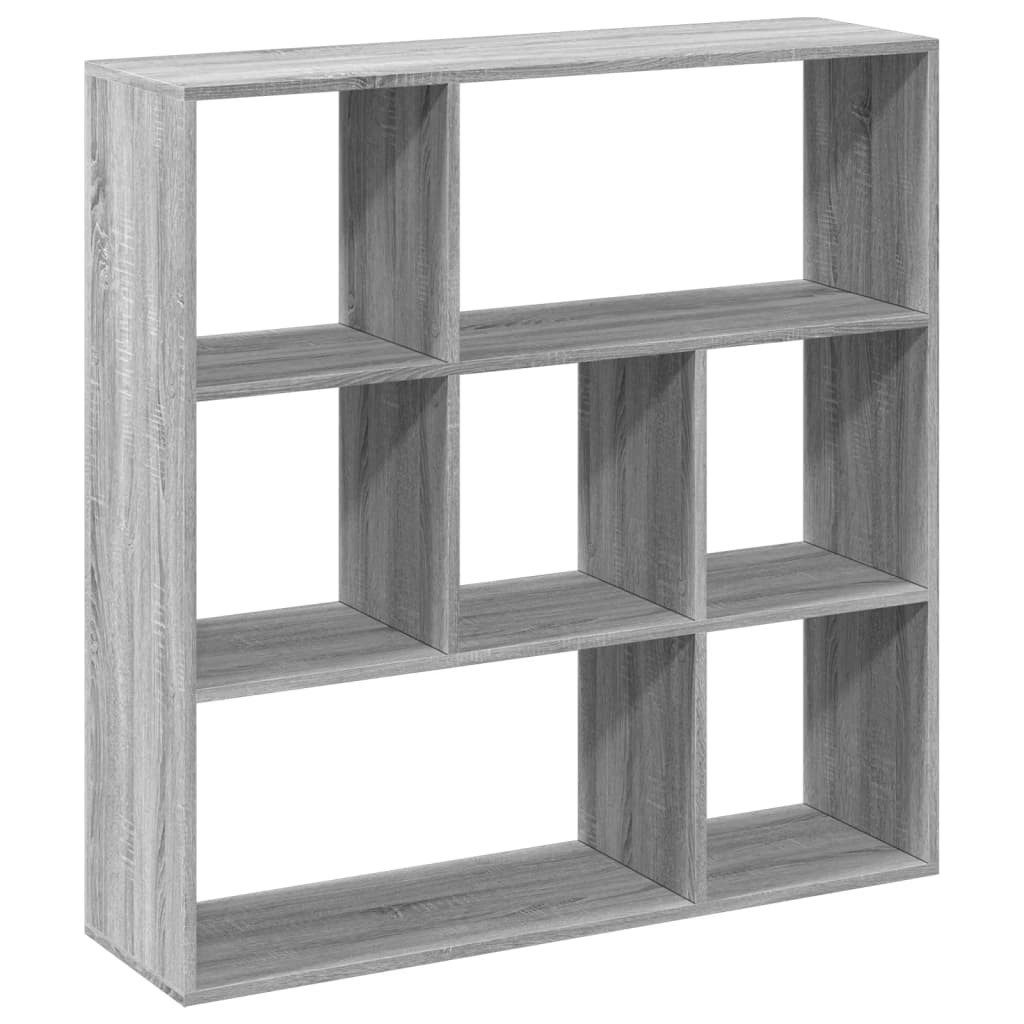 vidaXL Bücherregal Raumteiler-Bücherregal Grau Sonoma 102x29x103,5 günstig online kaufen