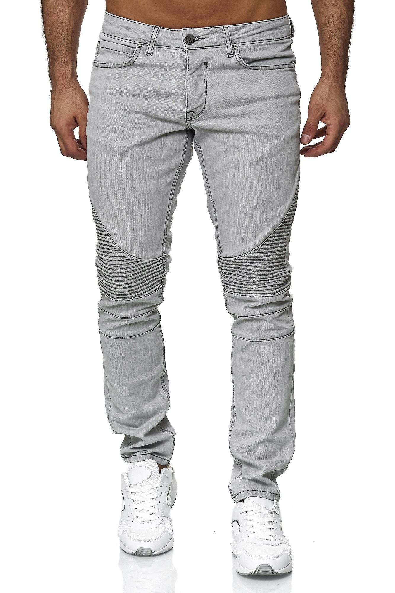 Tazzio Slim-fit-Jeans 16517 in cooler Biker-Optik – Bild 3 von 4