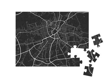 puzzleYOU Puzzle Vektor-Illustration: Stadtplan von Chemnitz, 48 Puzzleteile, puzzleYOU-Kollektionen Chemnitz