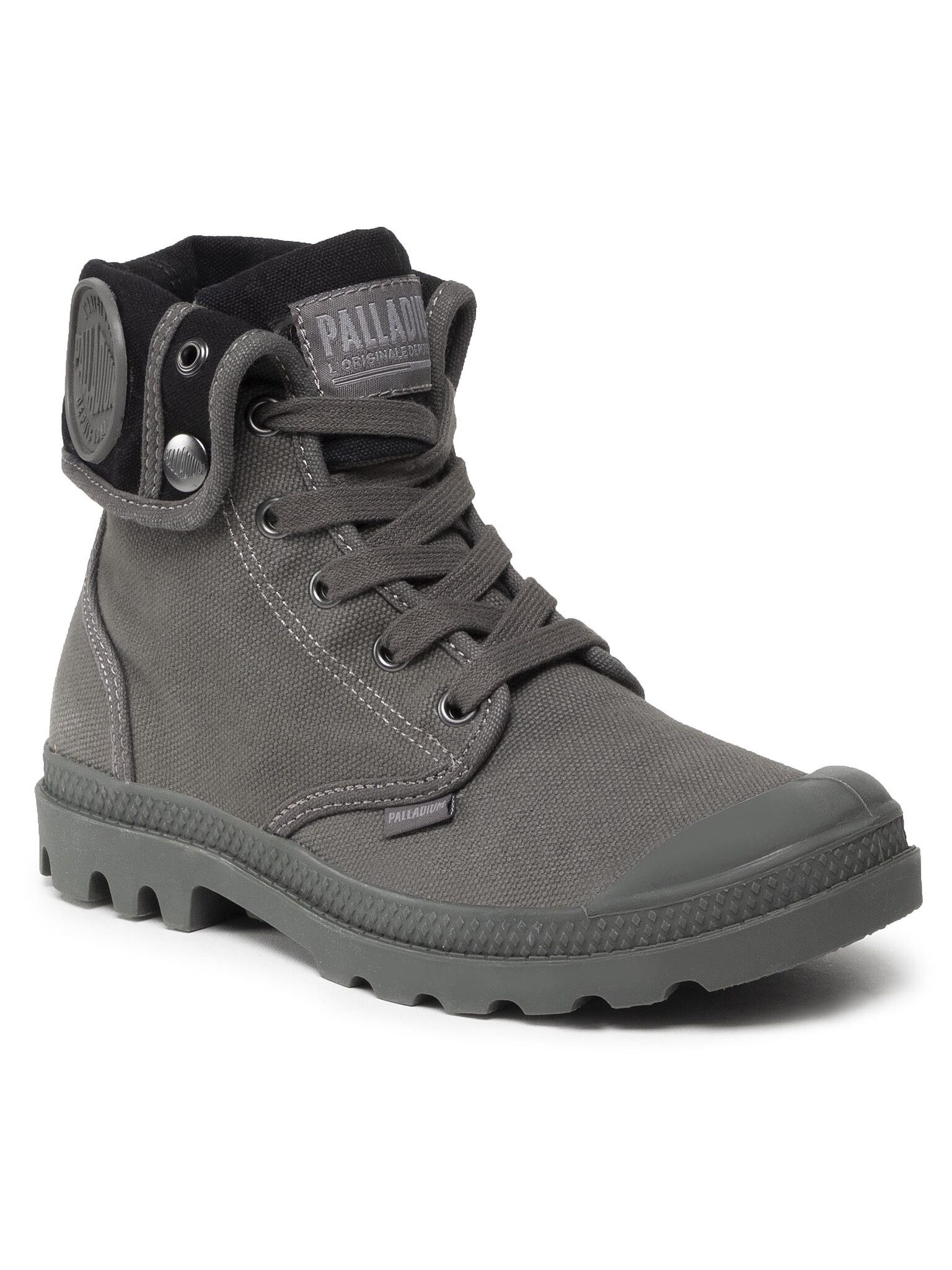 Palladium Schnürstiefeletten Baggy 92353-029-M Grau Schnürstiefel