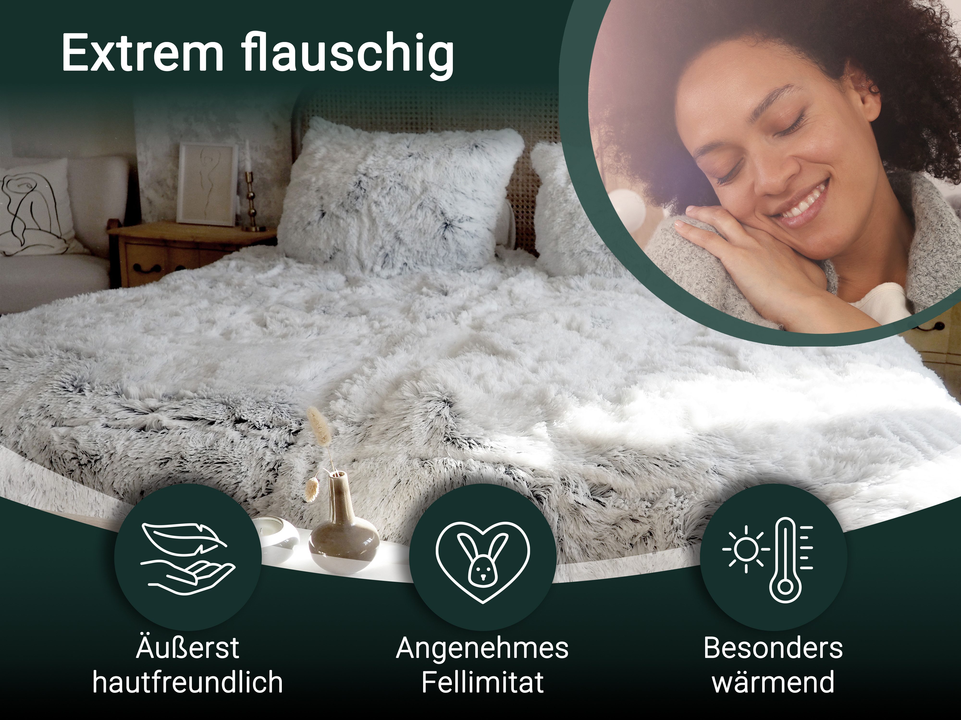 ZOLLNER Bettwäsche, Mikrofaser, 2 teilig, 100% Polyester, extra flauschige günstig online kaufen