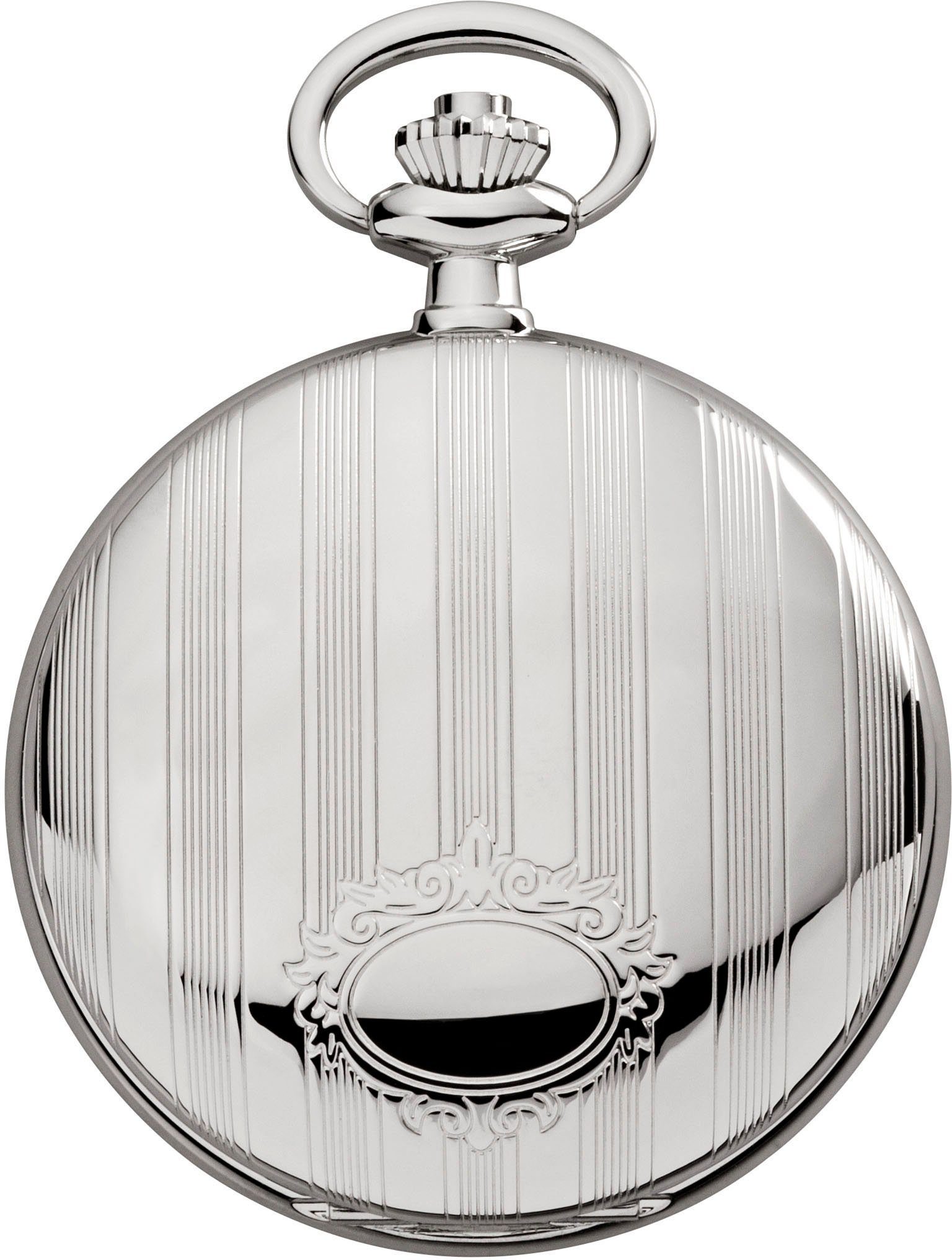 Regent Taschenuhr P718-19437740, (Set, 2-tlg., mit dazu passender Kette), Herrenuhr, Handaufzug, Acrylglas, Geschenkidee