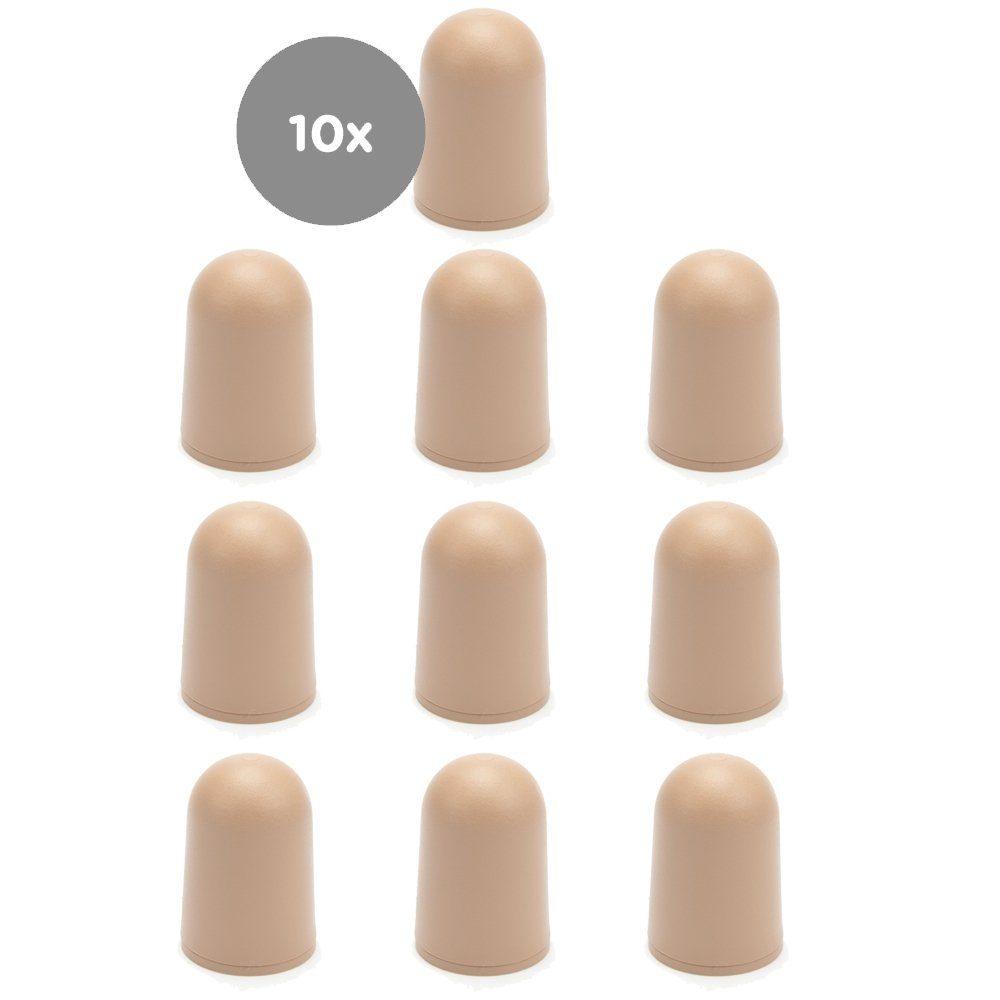 sossai® Türstopper Bodenstopper / Wandstopper NTS9 - TONI (10 St), Farbe: Beige