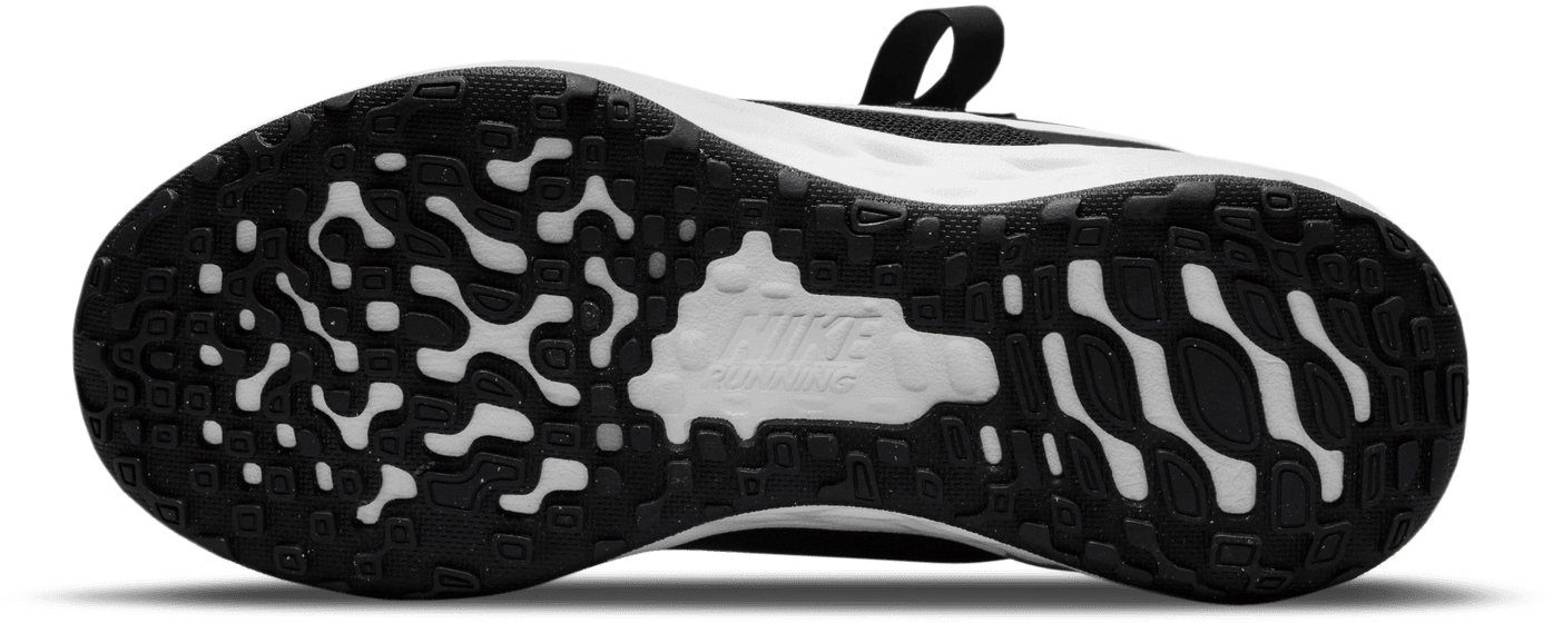 Nike REVOLUTION 6 FLYEASE (PS) BLACK-WHITE-DK-SMOKE-GREY Laufschuh