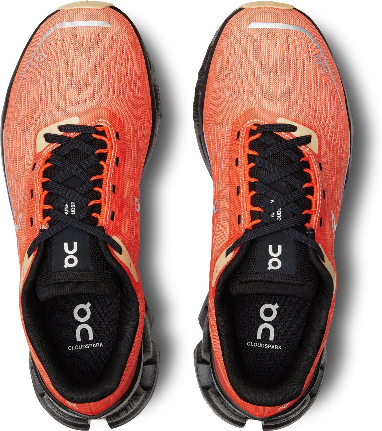 ON RUNNING Cloudspark FLAME / BLACK Laufschuh
