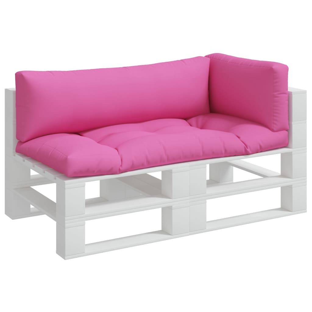 vidaXL Sitzauflage Palettenkissen 3 Stk. Rosa günstig online kaufen