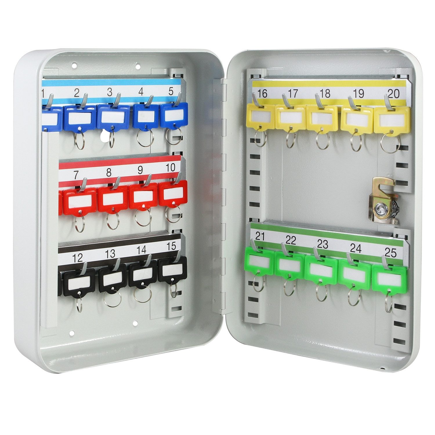 HMF Schlüsselkasten Schlüsselkasten abschließbar Schlüsselschrank (inkl. Sc günstig online kaufen