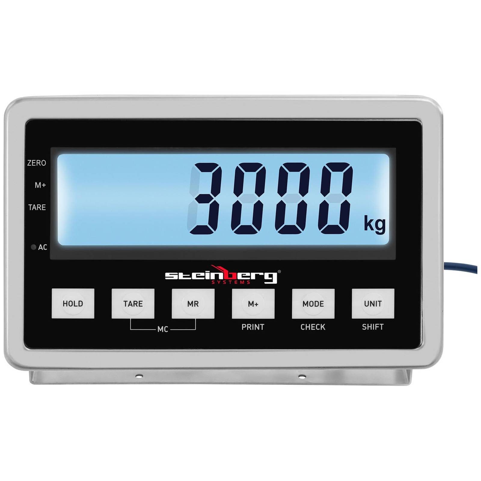 Steinberg Systems Präzisionswaage Bodenwaage 3 t / 1 kg Industriewaage 120x120 cm Schwerlastwaage Paket – Bild 2 von 5