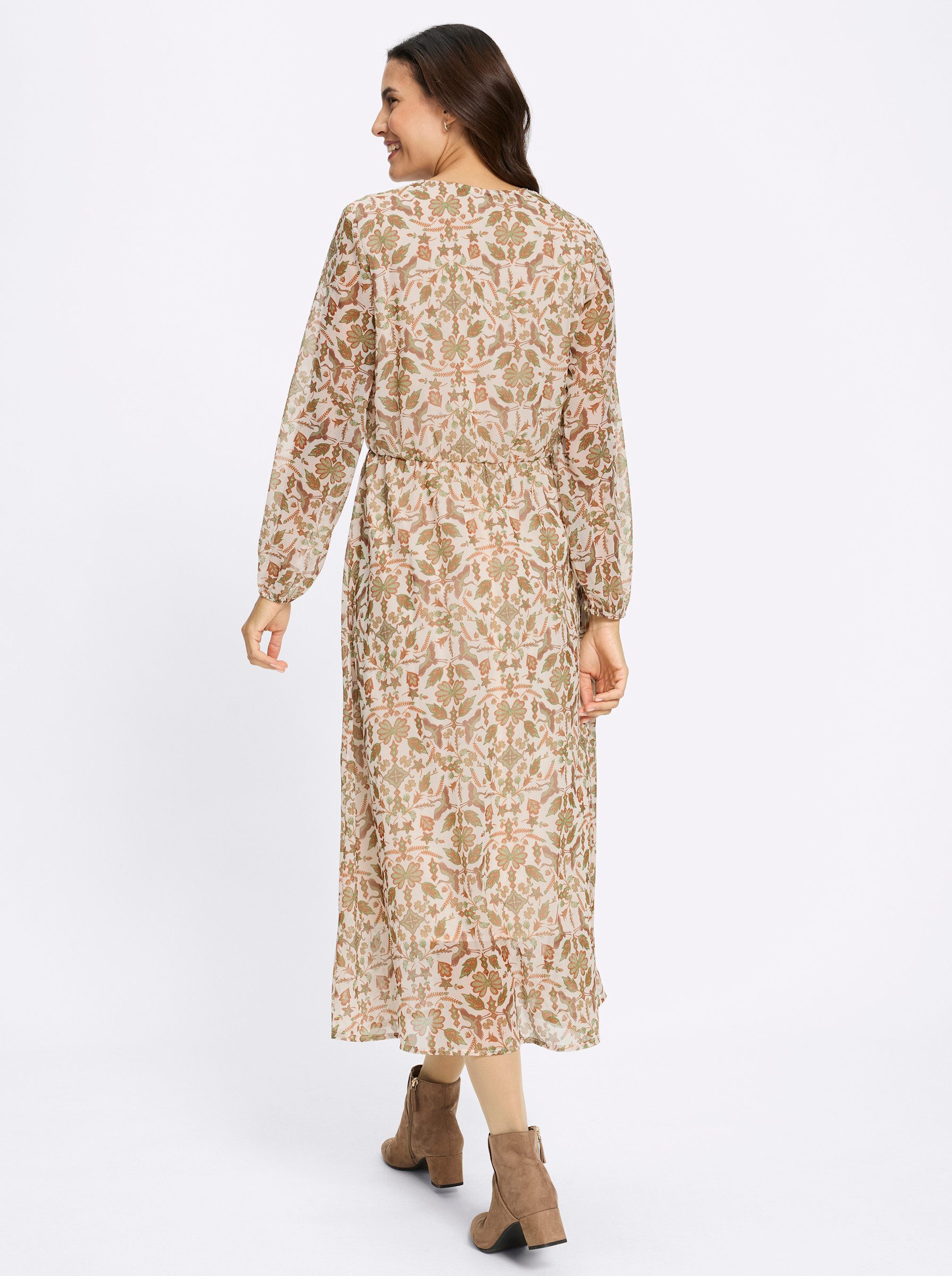 Witt Etuikleid Druck-Kleid Kurzarm .