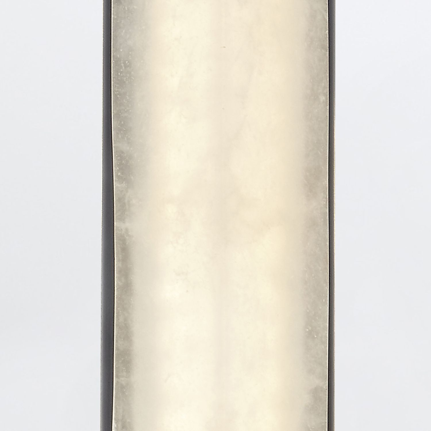 Licht-Erlebnisse Wandleuchte ALRIC, LED, Warmweiß, LED Alabaster Metall 63.5 cm hoch in Bronze Antik Weiß 3000 K Art Déco