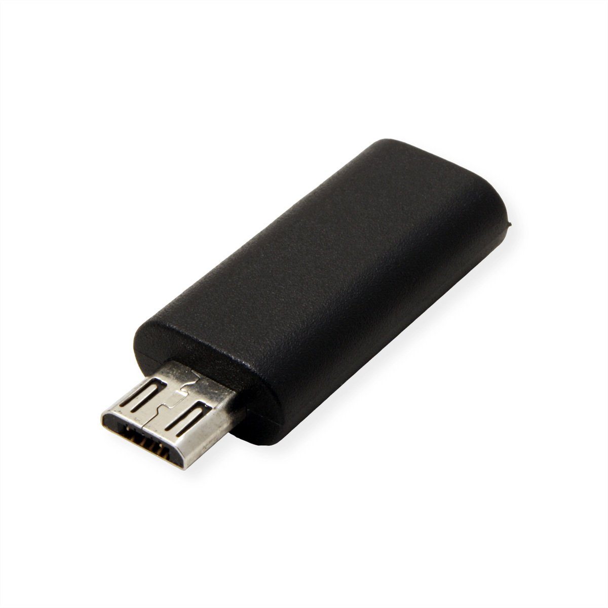 VALUE USB 2.0 Adapter, MicroB - Typ C, ST/BU Computer-Adapter USB 2.0 Typ Micro B Männlich (Stecker) zu USB Typ C (USB-C) Weiblich (Buchse)