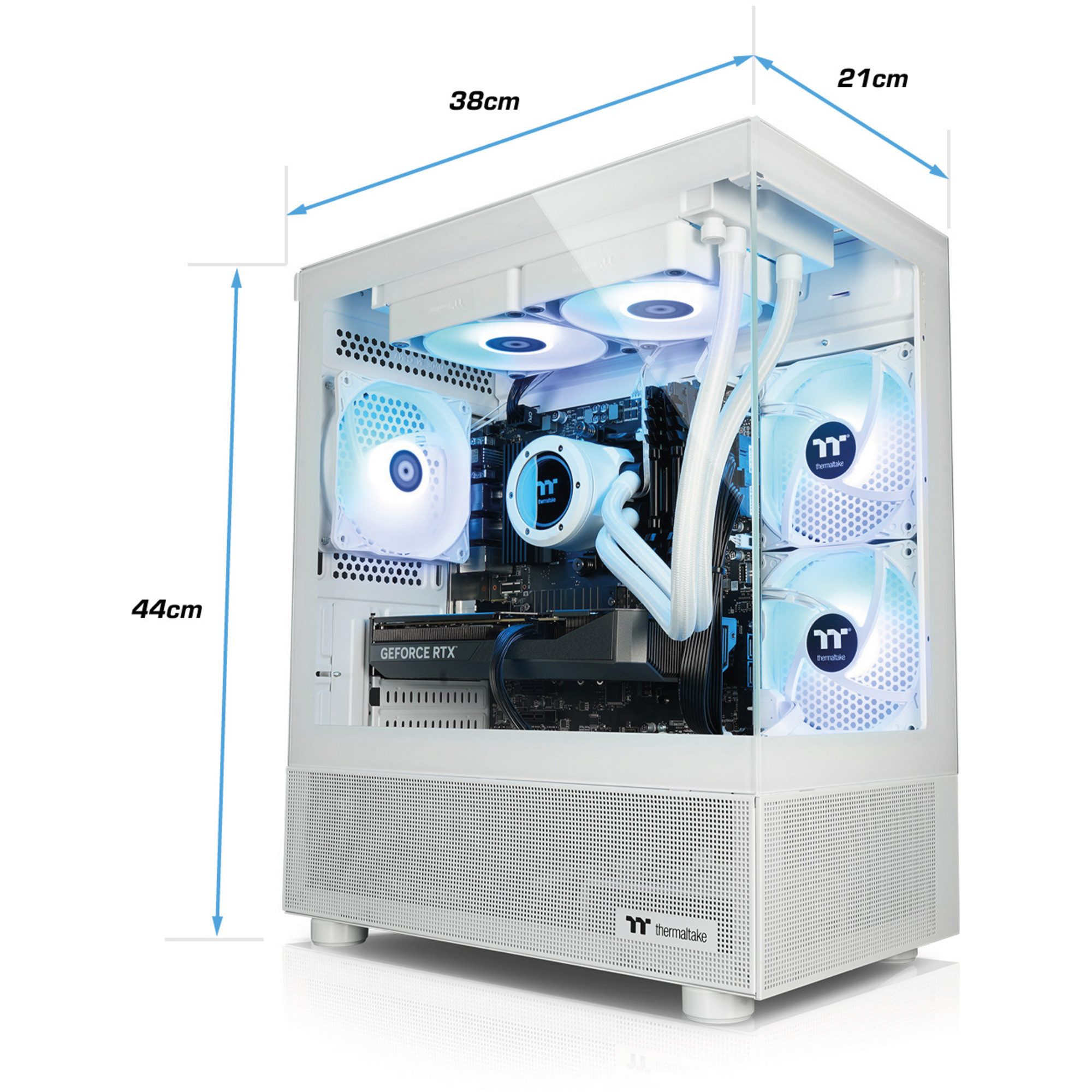 Thermaltake Thermaltake FTW V170A 5070 Elite Snow, Gaming-PC, PC (AMD Ryzen 7, NVIDIA GeForce RTX 5070, 32 GB RAM)