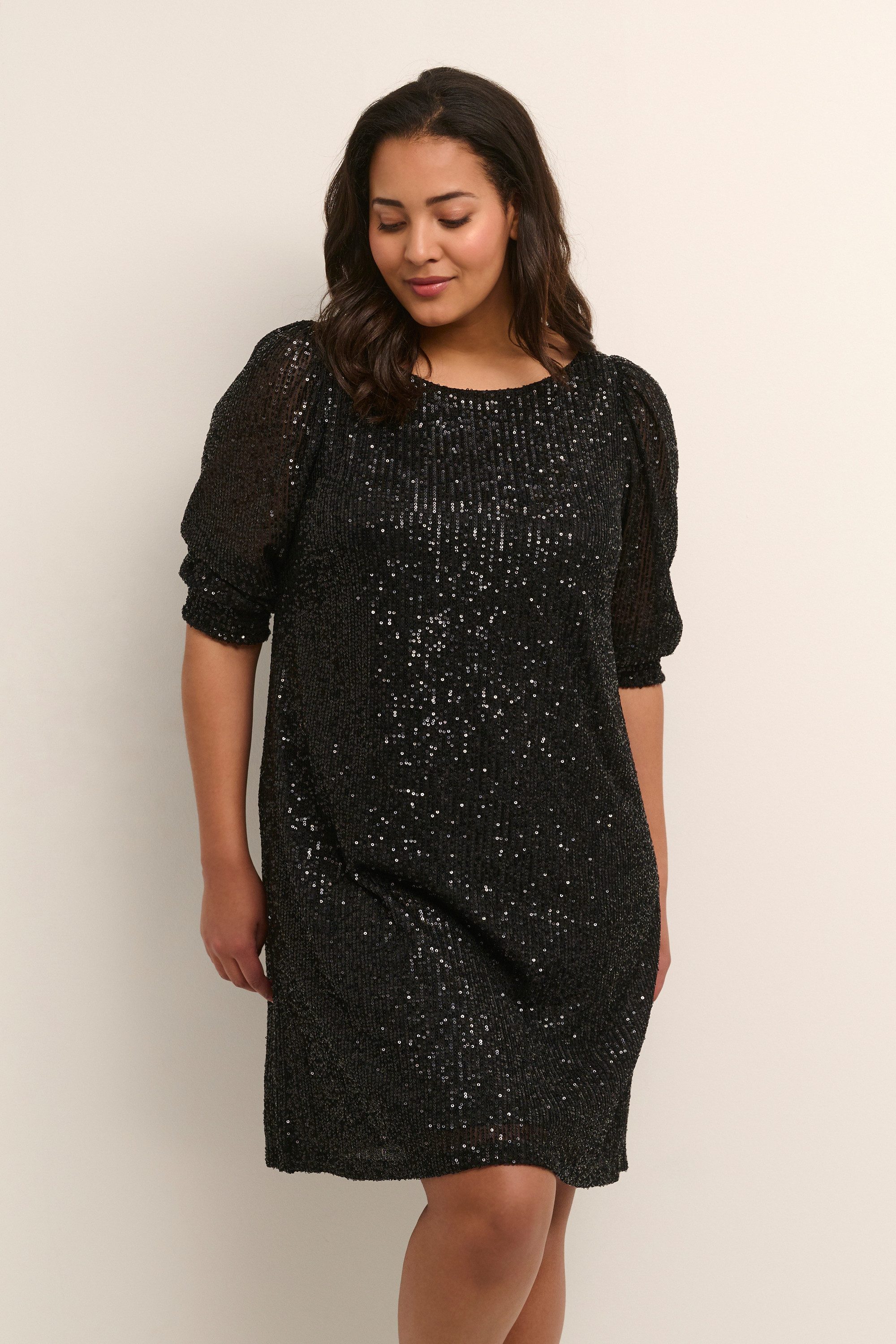 KAFFE Curve Etuikleid Kleid KCsally Große Größen