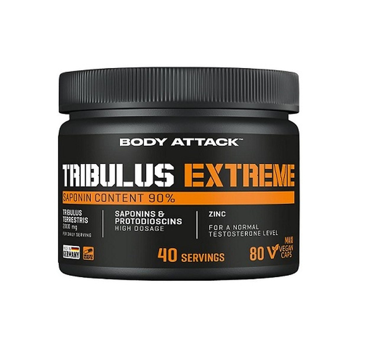 Body Attack Tribulus Extreme - 80 Caps Kapseln, 95 g