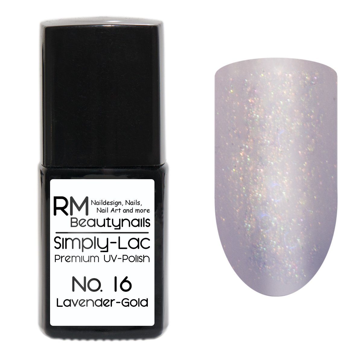RM Beautynails UV-Nagellack Simply Lac Premium UV-Nagellack UV-Polish 10ml Gellack Shellac, Haltbarkeit bis zu drei Wochen / Hybrid-Lack