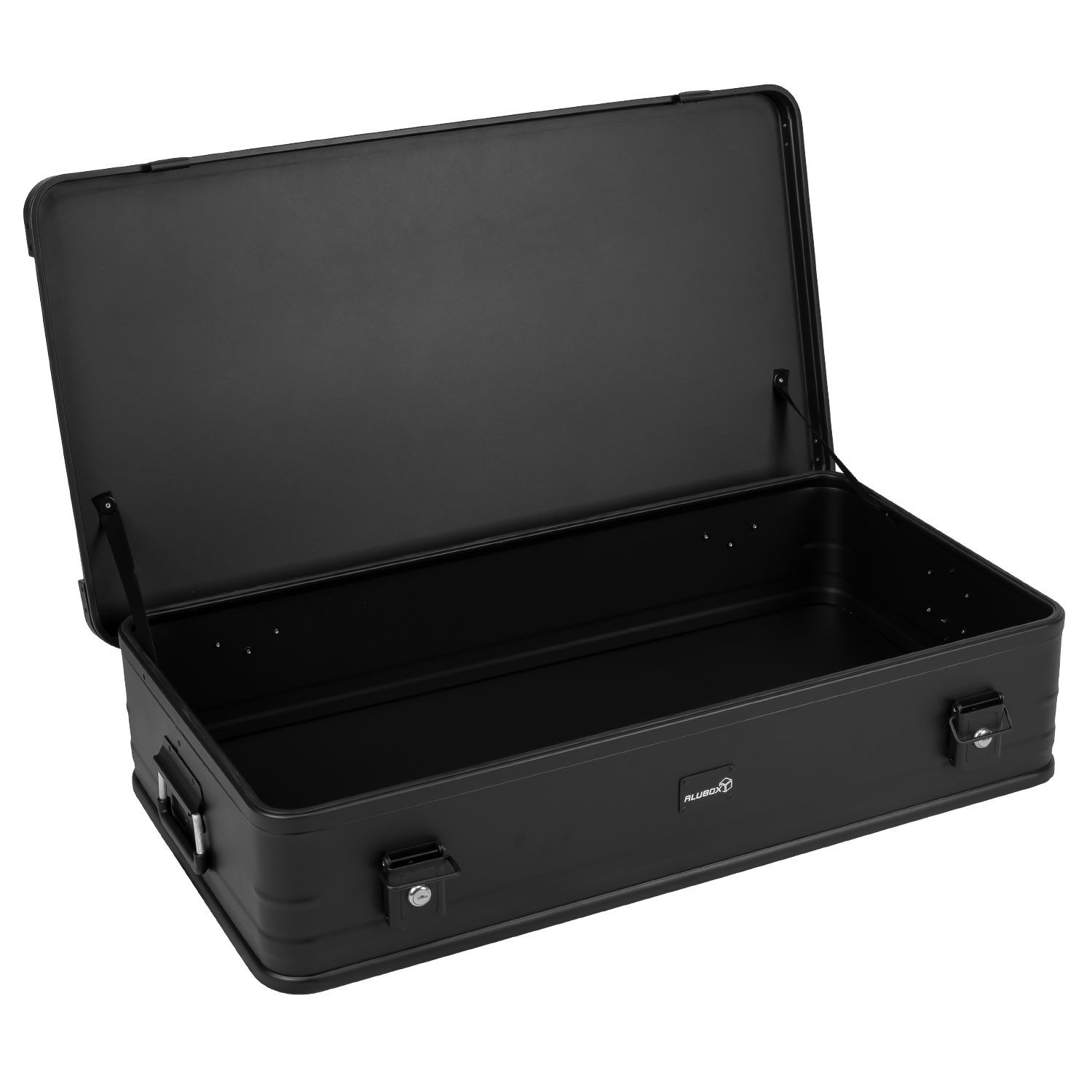 ALUBOX Aufbewahrungsbox Premium Transportbox matt schwarz