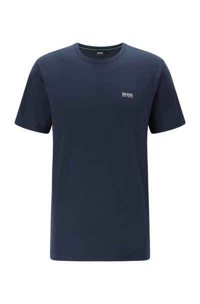BOSS T-Shirt »Hugo Boss Shirt mit Logo Print« mit Kontrast Detail