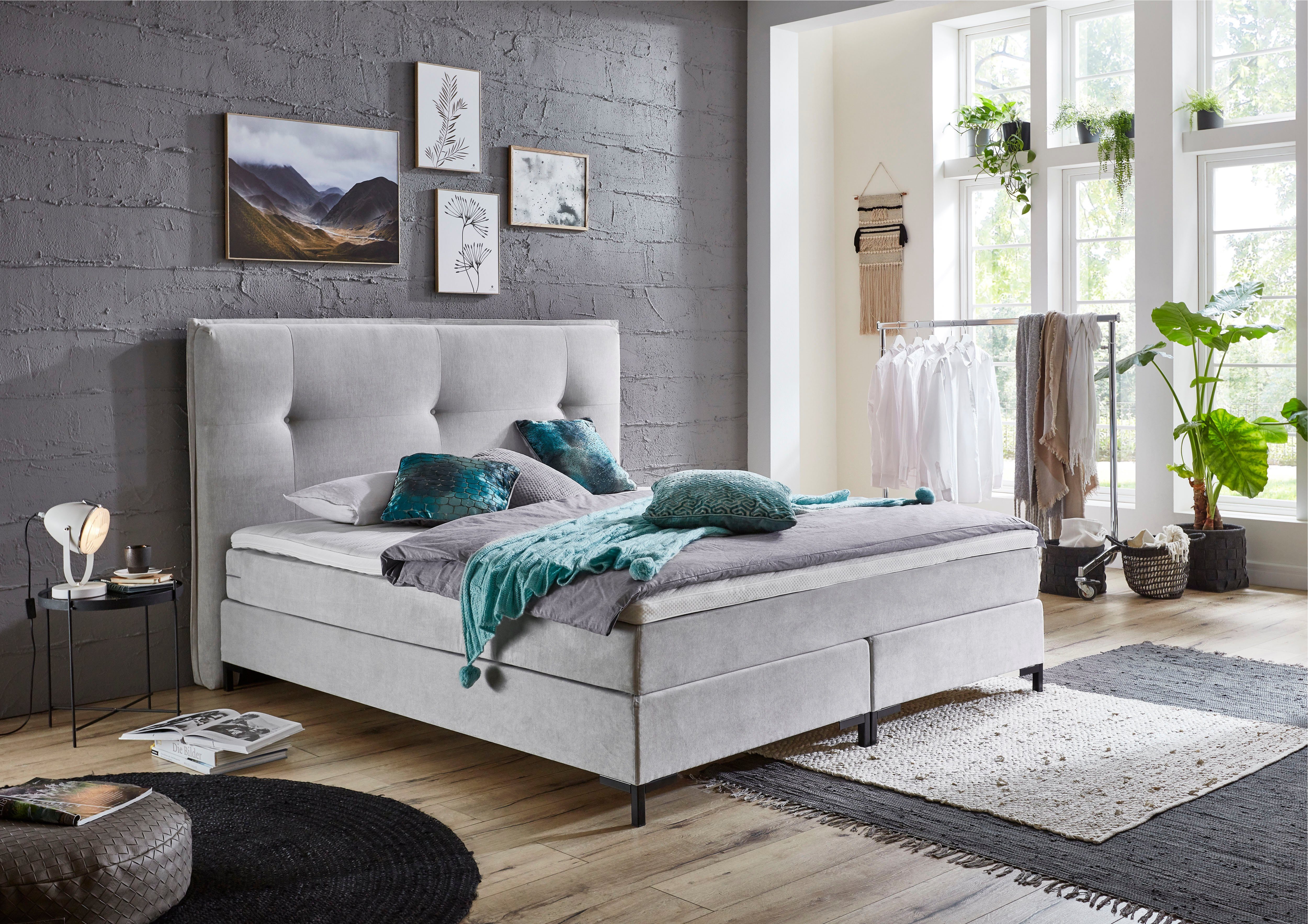 ATLANTIC home collection Boxspringbett Romy