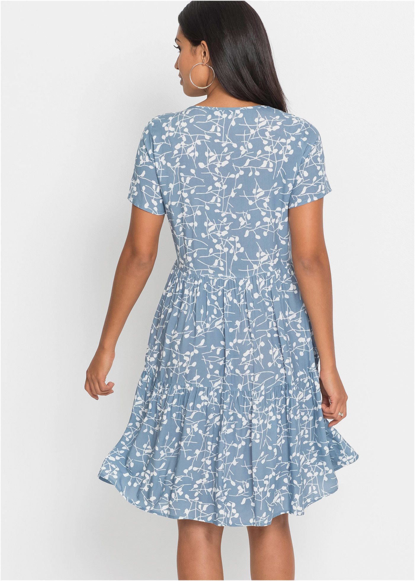 bonprix Minikleid Minikleid aus fließender Viskose günstig online kaufen