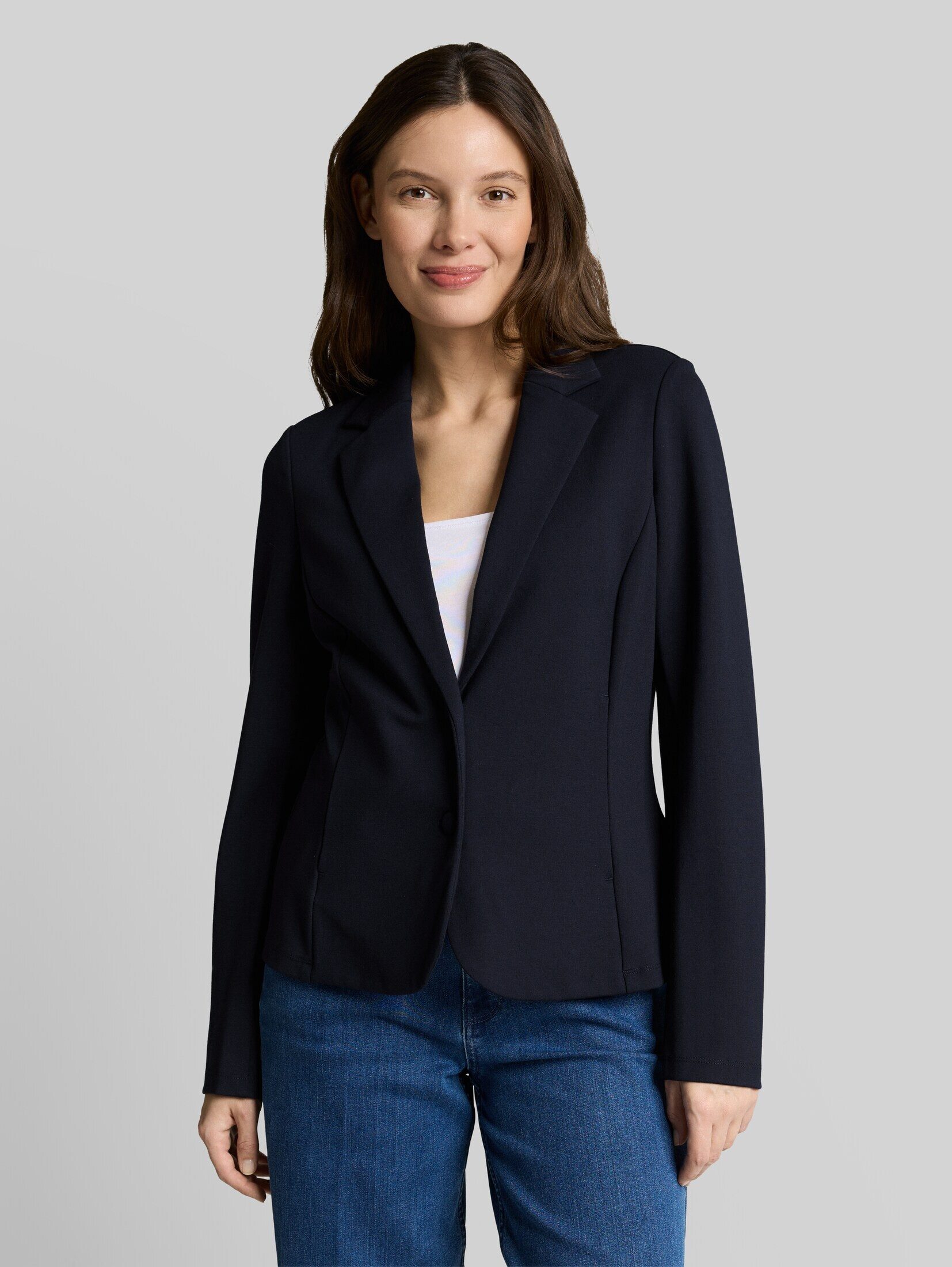 TOM TAILOR Jackenblazer Blazer Slim Fit Blazer mit Eingriffstaschen