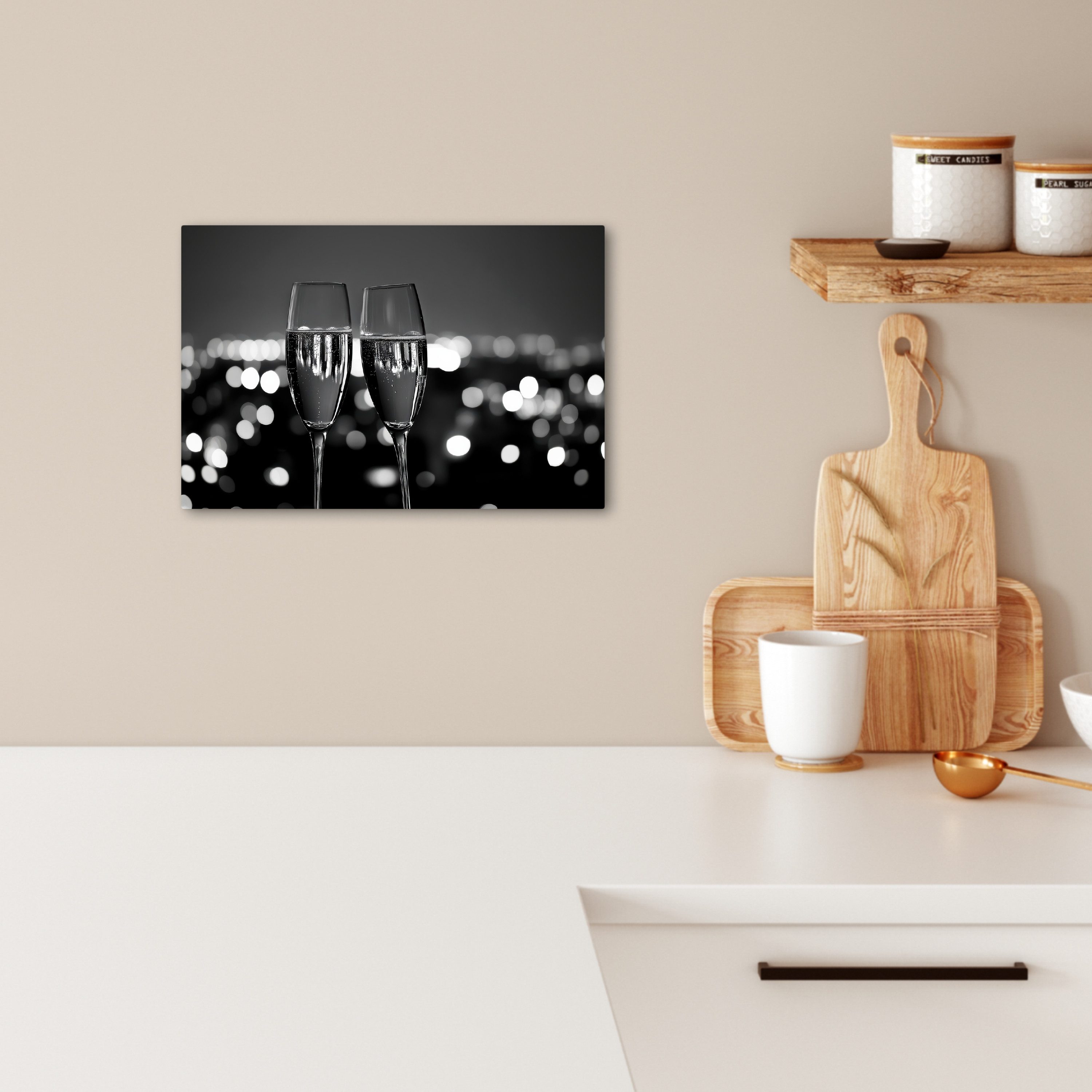 OneMillionCanvasses® Leinwandbild Seifenblasen - Prost - günstig online kaufen