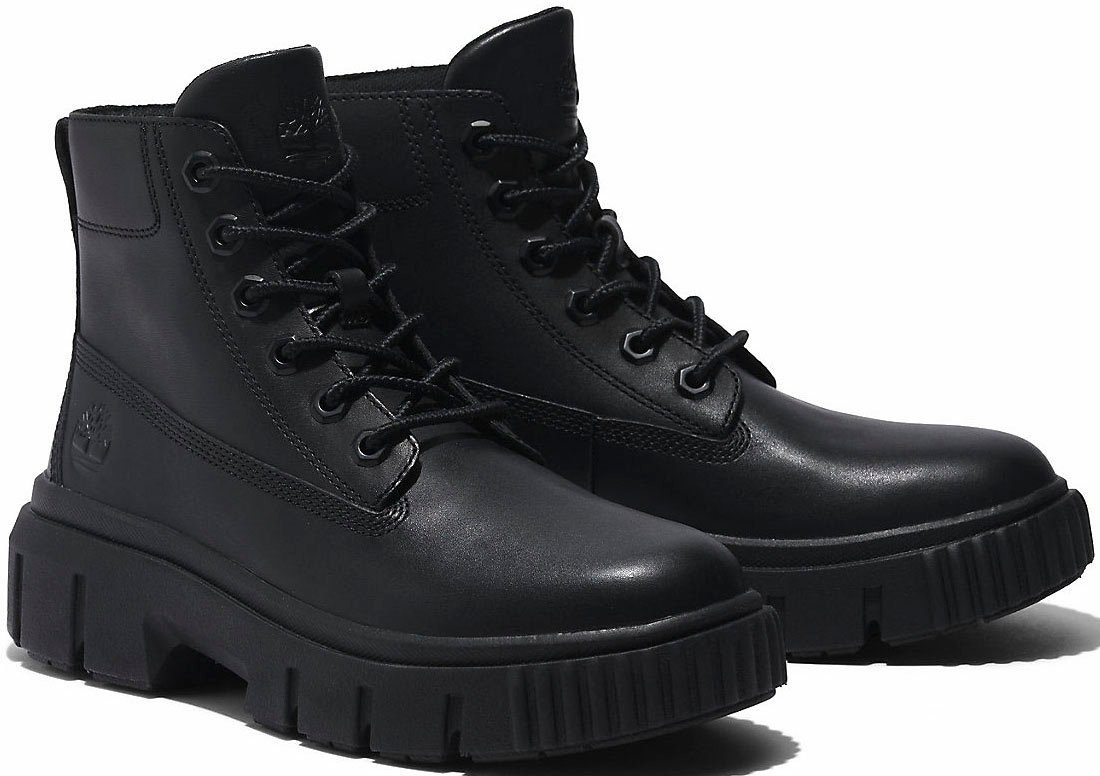 Timberland Greyfield Leather Boot Schnürboots black