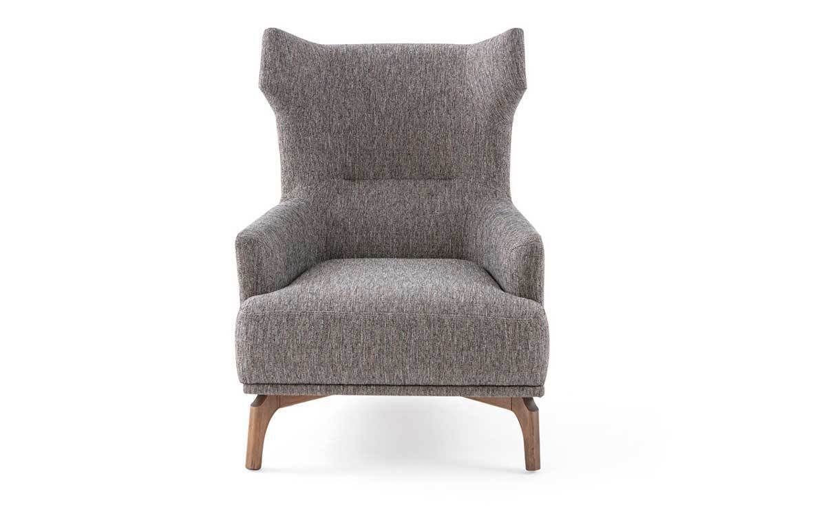 Grau (Sessel), Made Luxus Sitzer Modern Design Textil In Europe Relax Sessel Sessel Relaxsessel JVmoebel Sessel