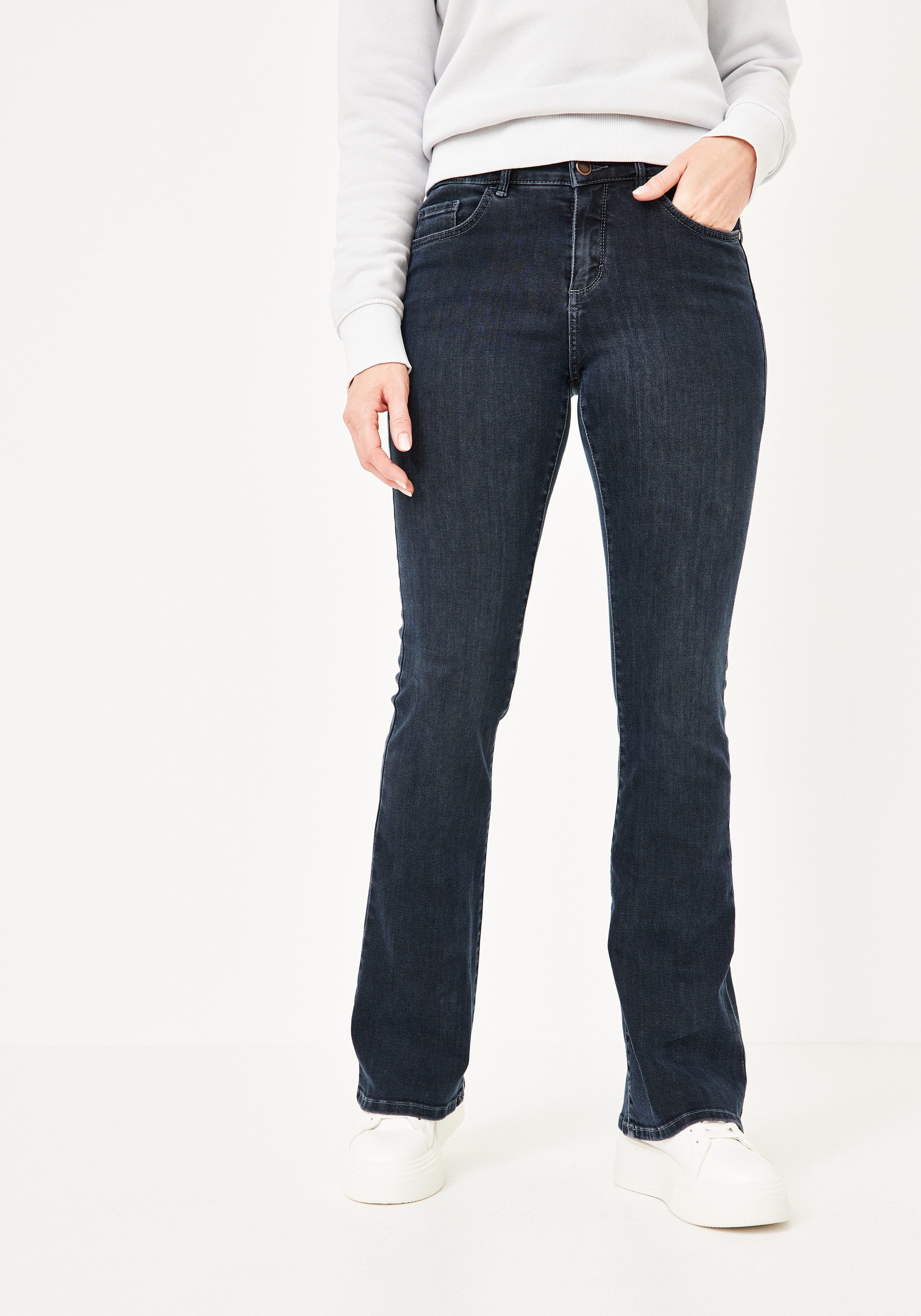 Paddock's Slim-fit-Jeans JANE Hochgeschnittene Slim-Fit Jeans mit Bootcut günstig online kaufen
