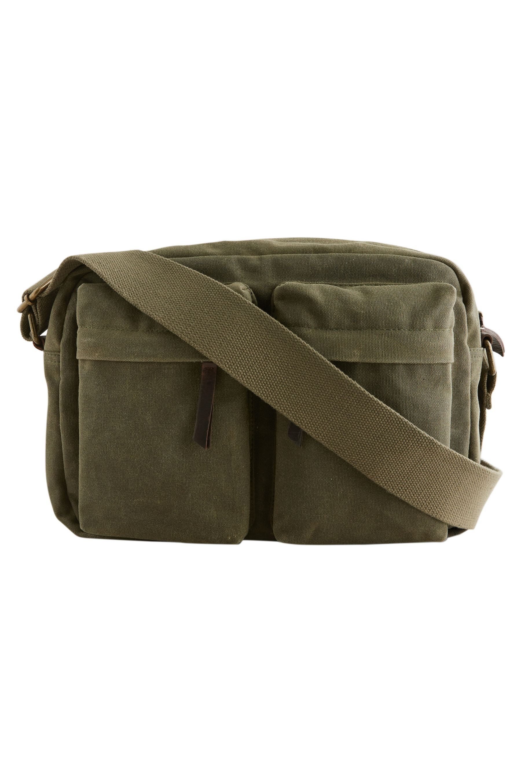 Next Umhängetasche Gewachste Umhängetasche aus Baumwolle (1-tlg) günstig online kaufen