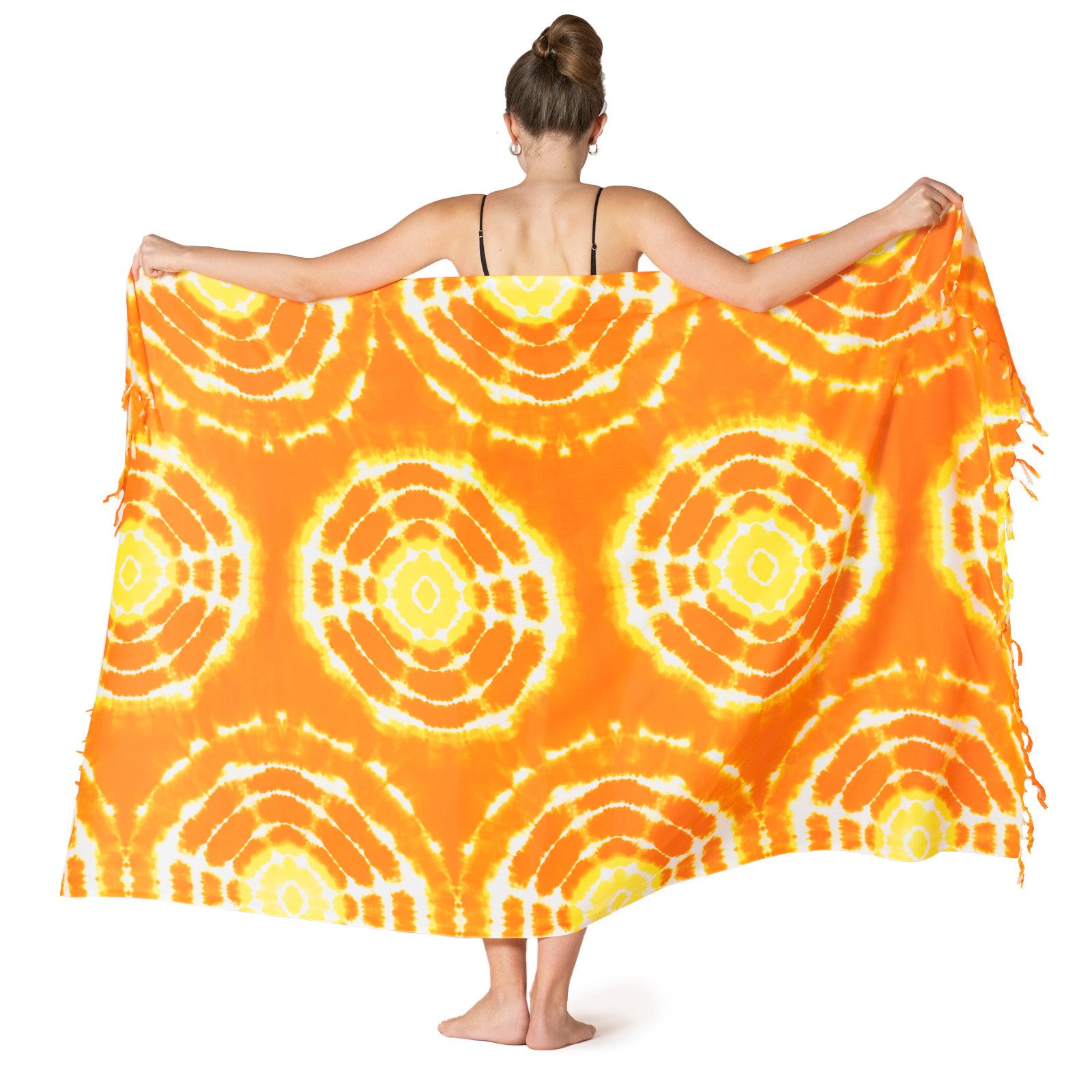 PANASIAM Pareo Sarong Tie-Dye farbenfrohes Hüfttuch günstig online kaufen