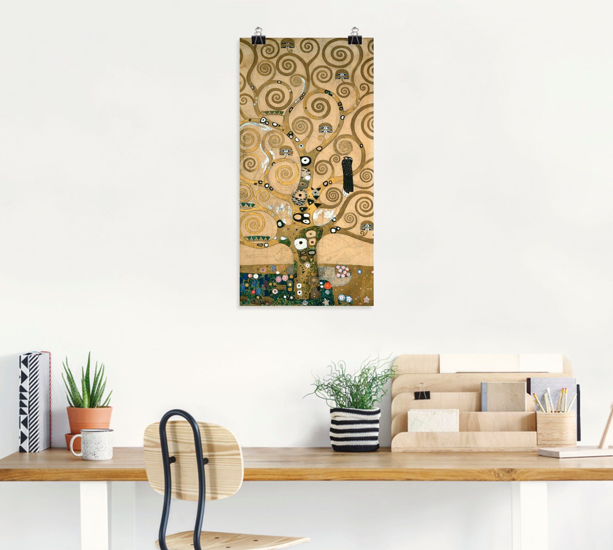 Artland Wandbild Werkvorlage, Detail, Leinwandbild, St), als versch. Lebensbaum. Bäume (1 Wandaufkleber Poster Größen in oder