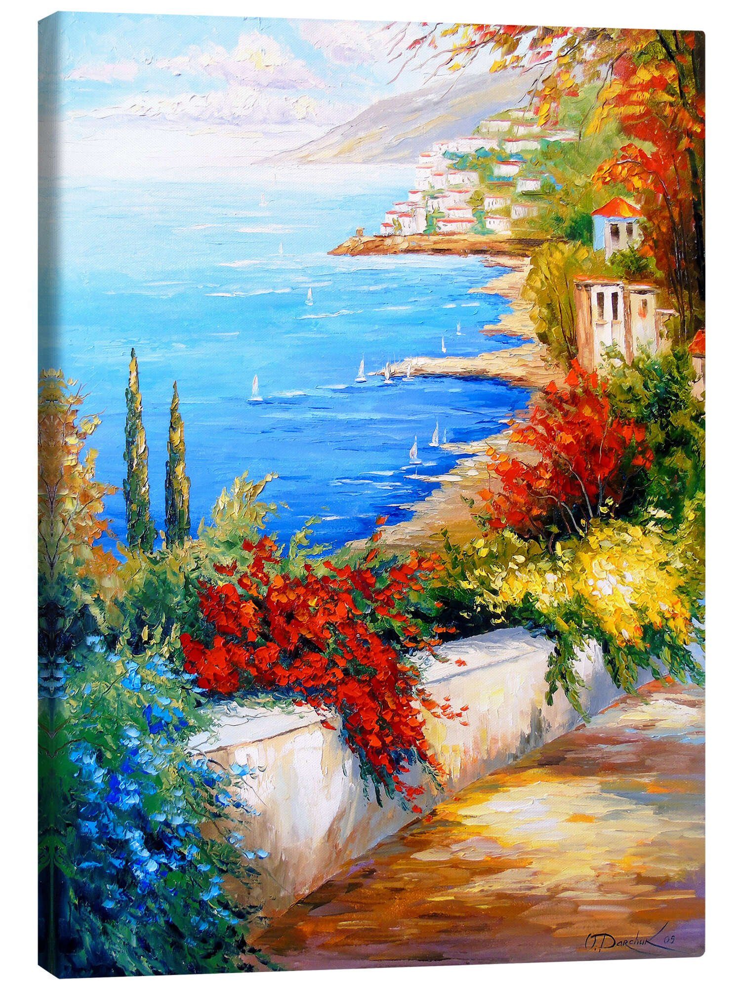 Posterlounge Wandbild Mittag am Meer, Olha Darchuk, erhältlich als Poster, Leinwandbild, Wandsticker oder Acrylglasbild