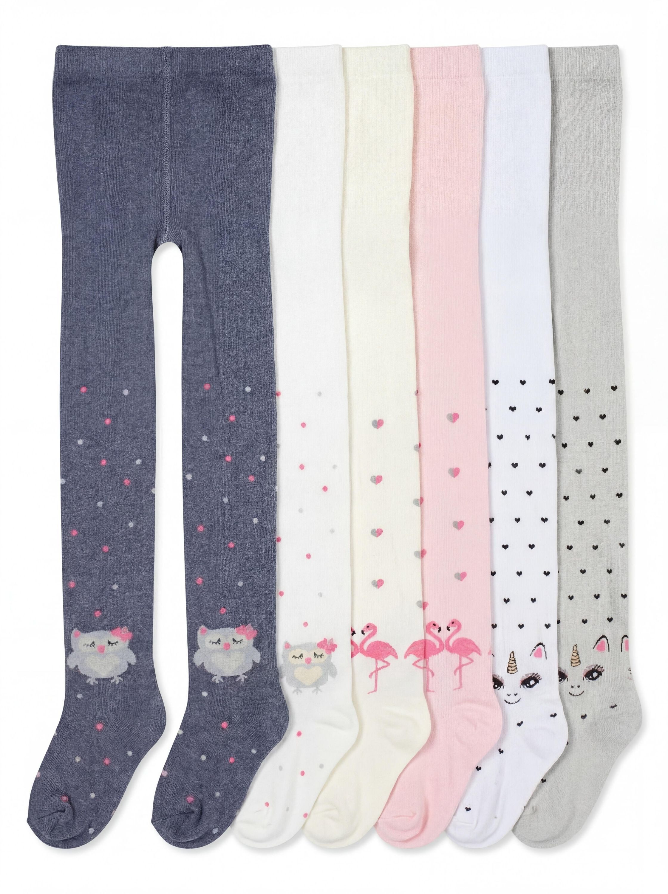 TupTam Strickstrumpfhose TupTam Mädchen Strickstrumpfhosen Bunt Gemustert 6er Pack